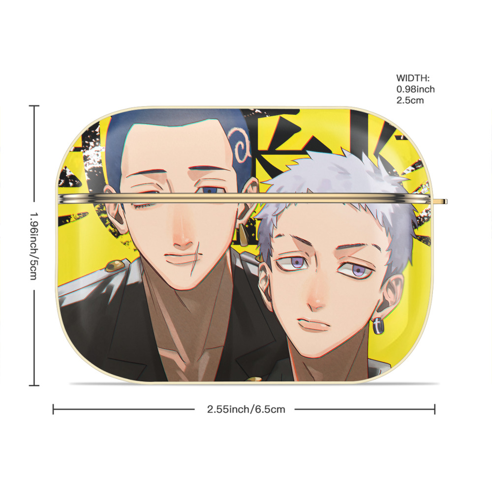 東京リベンジャーズ Tokyo Revengers 【AirPods Pro用】ハードシェル保護ケース｜耐衝撃・防指紋・カラビナ付き商品仕様