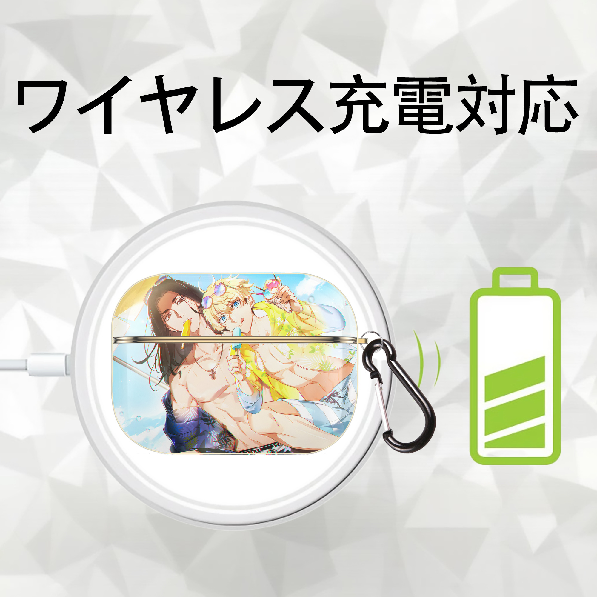 東京リベンジャーズ Tokyo Revengers 【AirPods Pro用】ハードシェル保護ケース｜耐衝撃・防指紋・カラビナ付き商品仕様