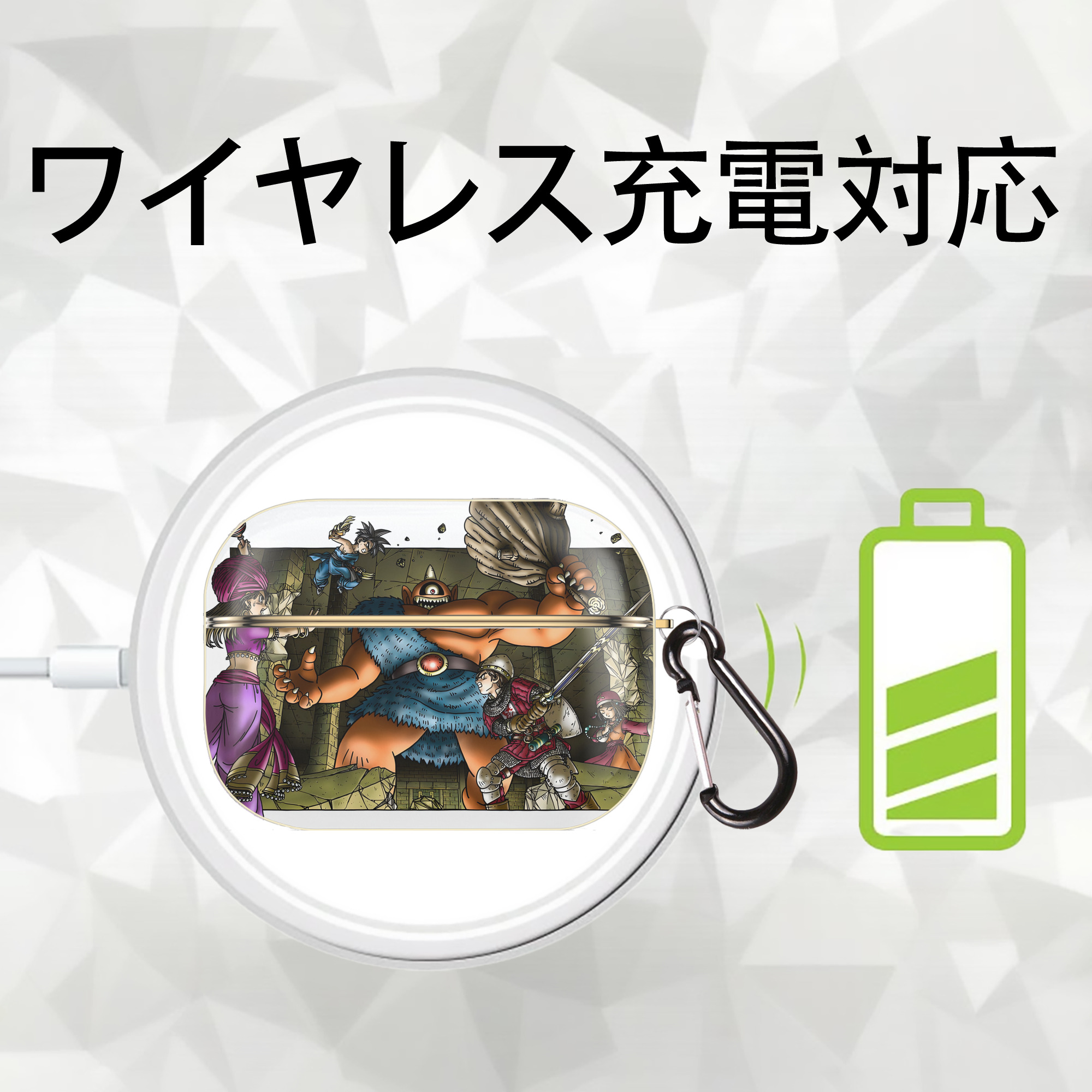 東京リベンジャーズ Tokyo Revengers 【AirPods Pro用】ハードシェル保護ケース｜耐衝撃・防指紋・カラビナ付き商品仕様