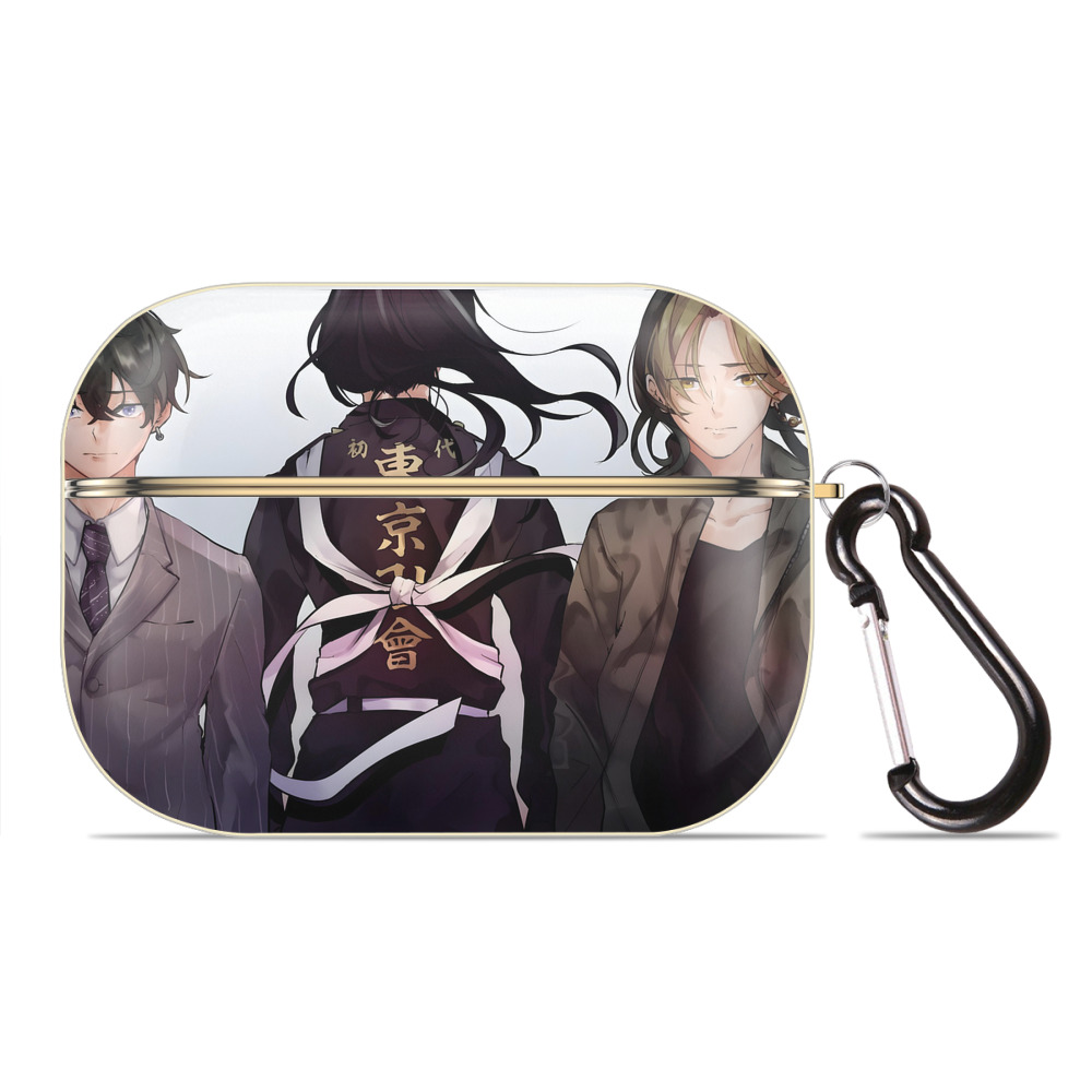 （画像用） 東京リベンジャーズ Tokyo Revengers 【AirPods Pro用】ハードシェル保護ケース｜耐衝撃・防指紋・カラビナ付き商品仕様