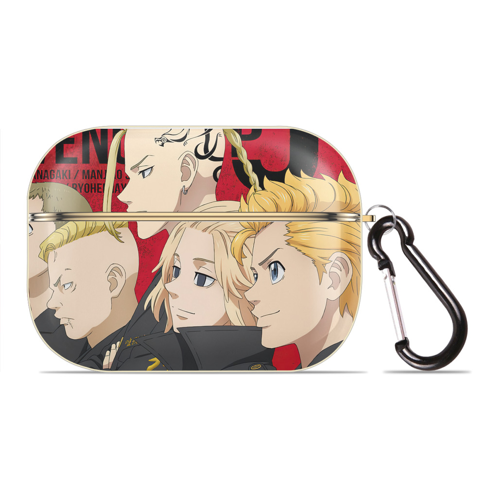 （画像用） 東京リベンジャーズ Tokyo Revengers 【AirPods Pro用】ハードシェル保護ケース｜耐衝撃・防指紋・カラビナ付き商品仕様