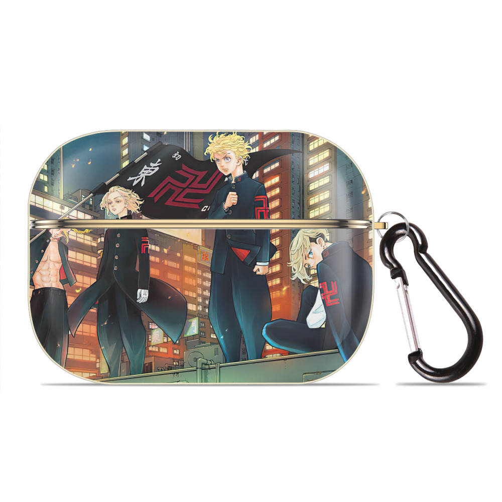 （画像用） 東京リベンジャーズ Tokyo Revengers 【AirPods Pro用】ハードシェル保護ケース｜耐衝撃・防指紋・カラビナ付き商品仕様