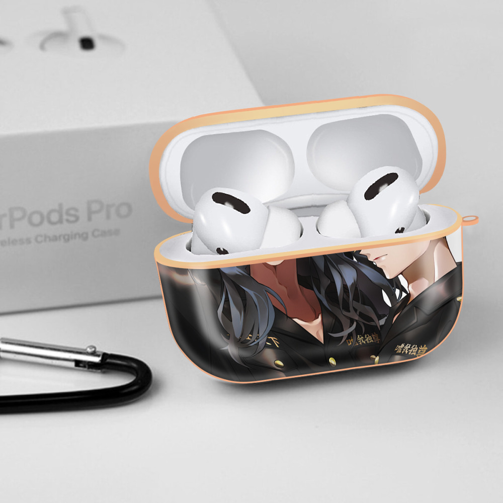 東京リベンジャーズ Tokyo Revengers 【AirPods Pro用】ハードシェル保護ケース｜耐衝撃・防指紋・カラビナ付き商品仕様