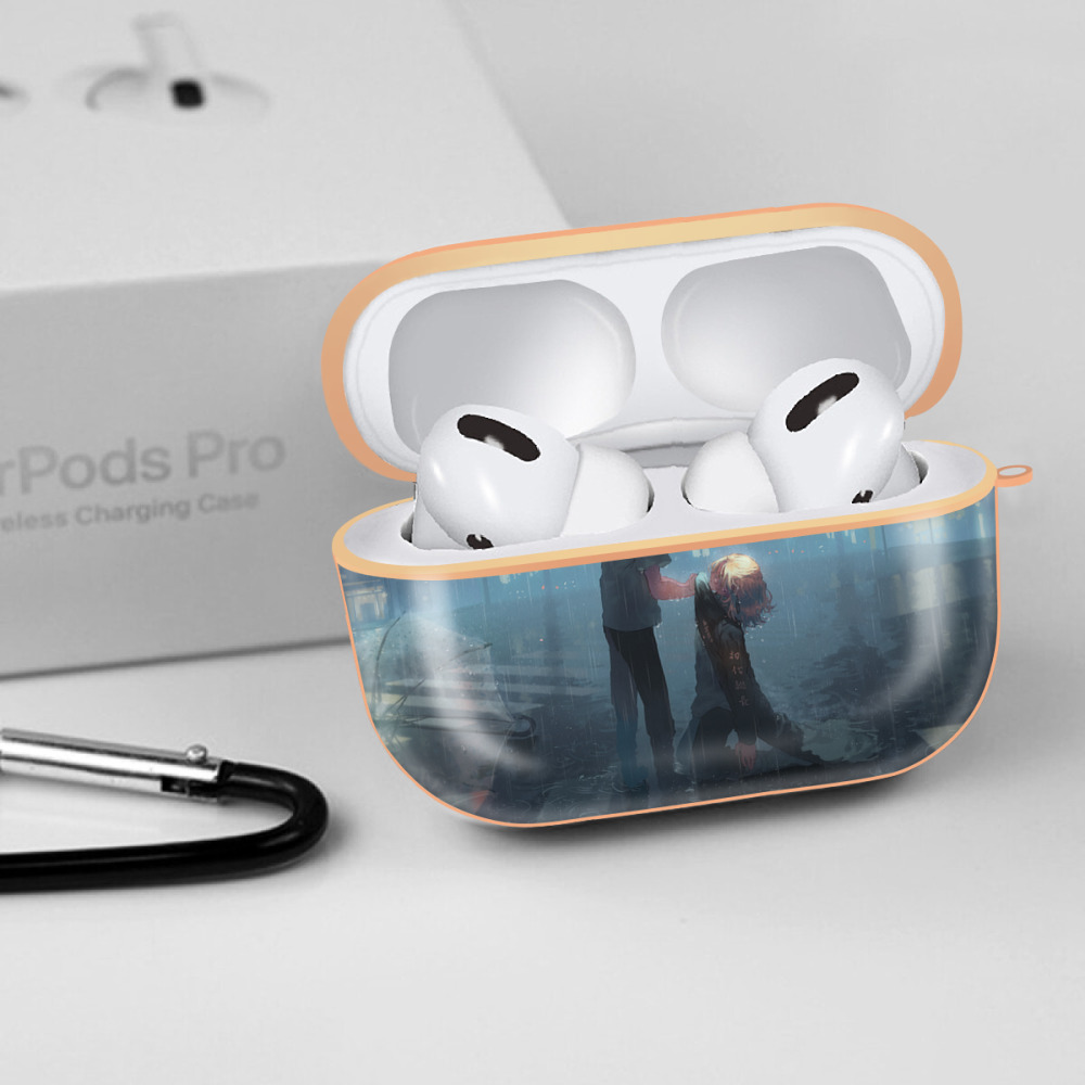東京リベンジャーズ Tokyo Revengers 【AirPods Pro用】ハードシェル保護ケース｜耐衝撃・防指紋・カラビナ付き商品仕様