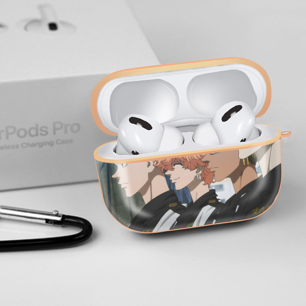 東京リベンジャーズ Tokyo Revengers 【AirPods Pro用】ハードシェル保護ケース｜耐衝撃・防指紋・カラビナ付き商品仕様