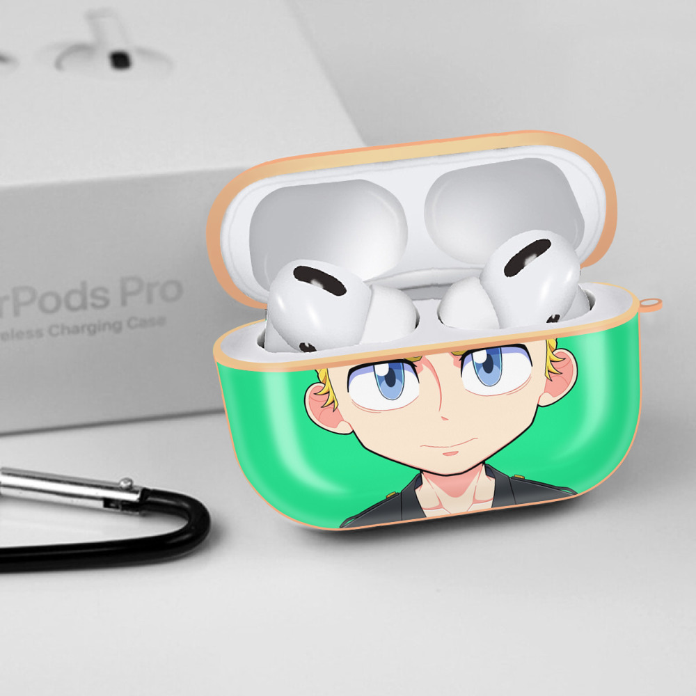 東京リベンジャーズ Tokyo Revengers 【AirPods Pro用】ハードシェル保護ケース｜耐衝撃・防指紋・カラビナ付き商品仕様