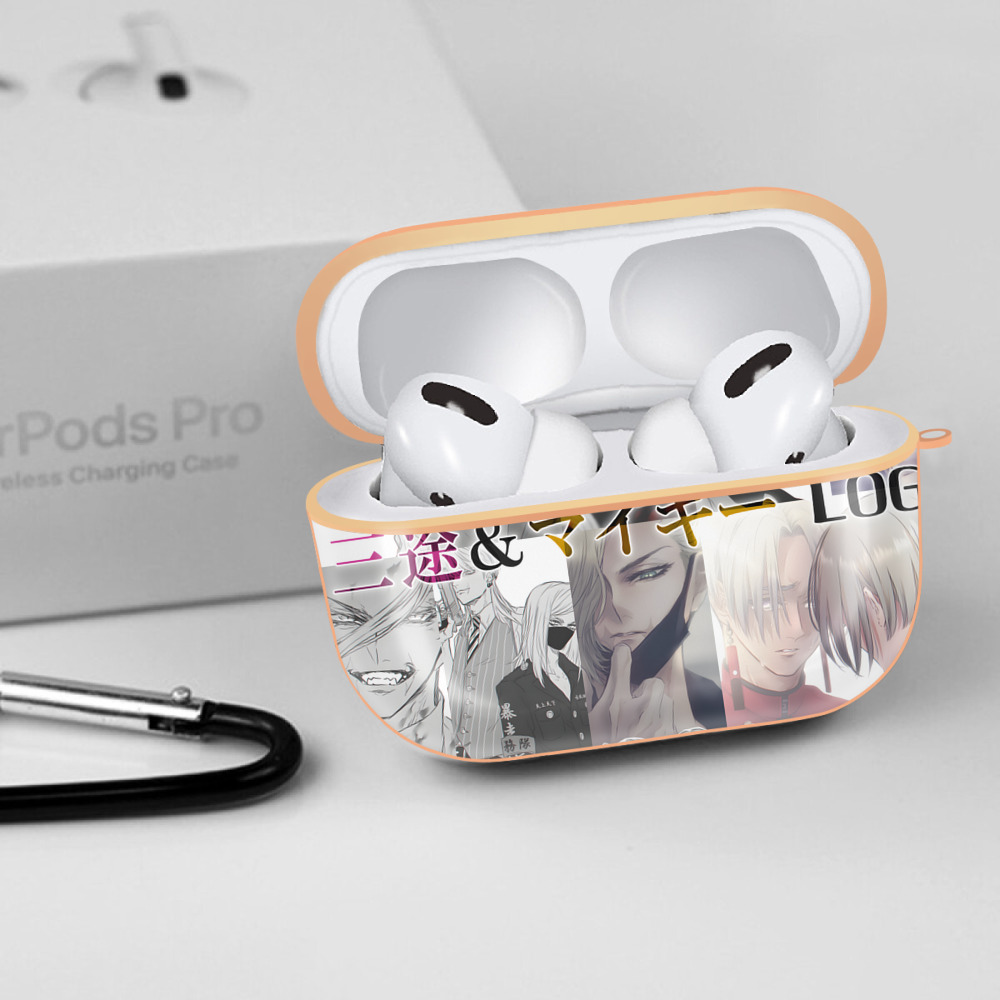 東京リベンジャーズ Tokyo Revengers 【AirPods Pro用】ハードシェル保護ケース｜耐衝撃・防指紋・カラビナ付き商品仕様