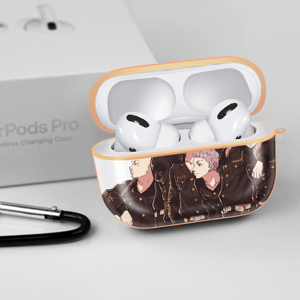 東京リベンジャーズ Tokyo Revengers 【AirPods Pro用】ハードシェル保護ケース｜耐衝撃・防指紋・カラビナ付き商品仕様