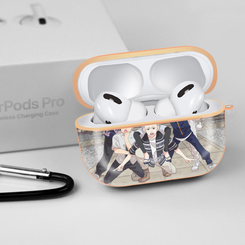 東京リベンジャーズ Tokyo Revengers 【AirPods Pro用】ハードシェル保護ケース｜耐衝撃・防指紋・カラビナ付き商品仕様