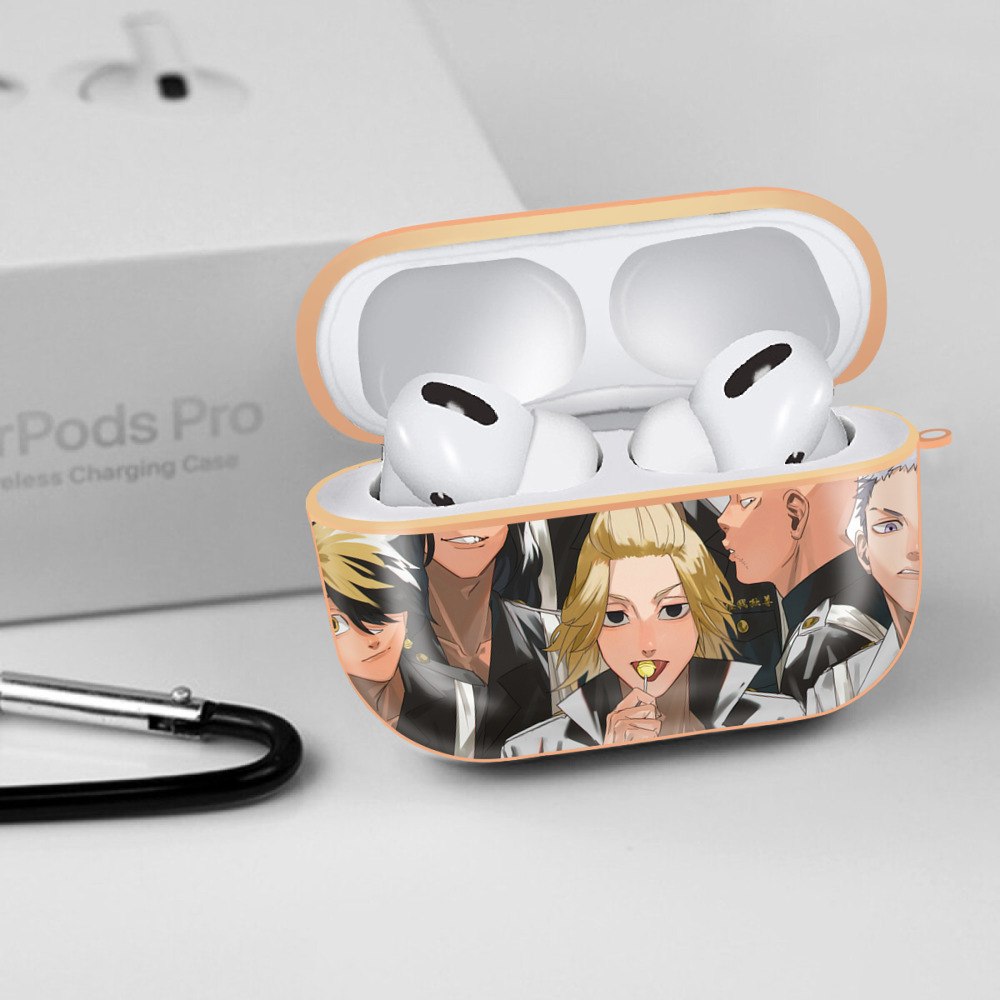 東京リベンジャーズ Tokyo Revengers 【AirPods Pro用】ハードシェル保護ケース｜耐衝撃・防指紋・カラビナ付き商品仕様