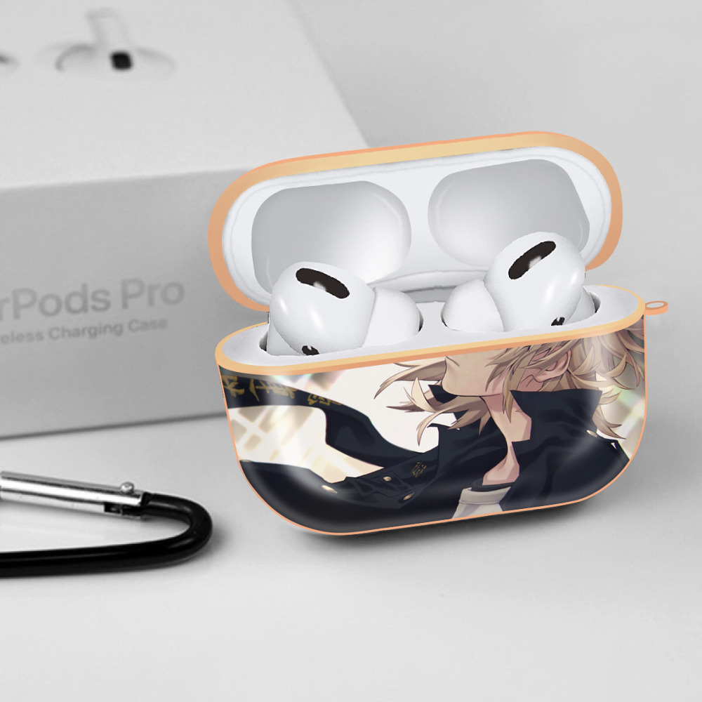 東京リベンジャーズ Tokyo Revengers 【AirPods Pro用】ハードシェル保護ケース｜耐衝撃・防指紋・カラビナ付き商品仕様