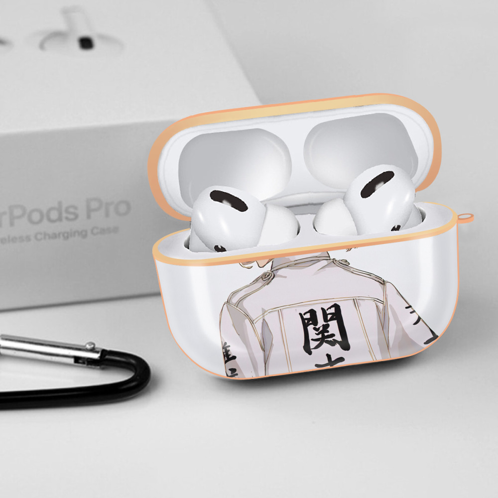 東京リベンジャーズ Tokyo Revengers 【AirPods Pro用】ハードシェル保護ケース｜耐衝撃・防指紋・カラビナ付き商品仕様