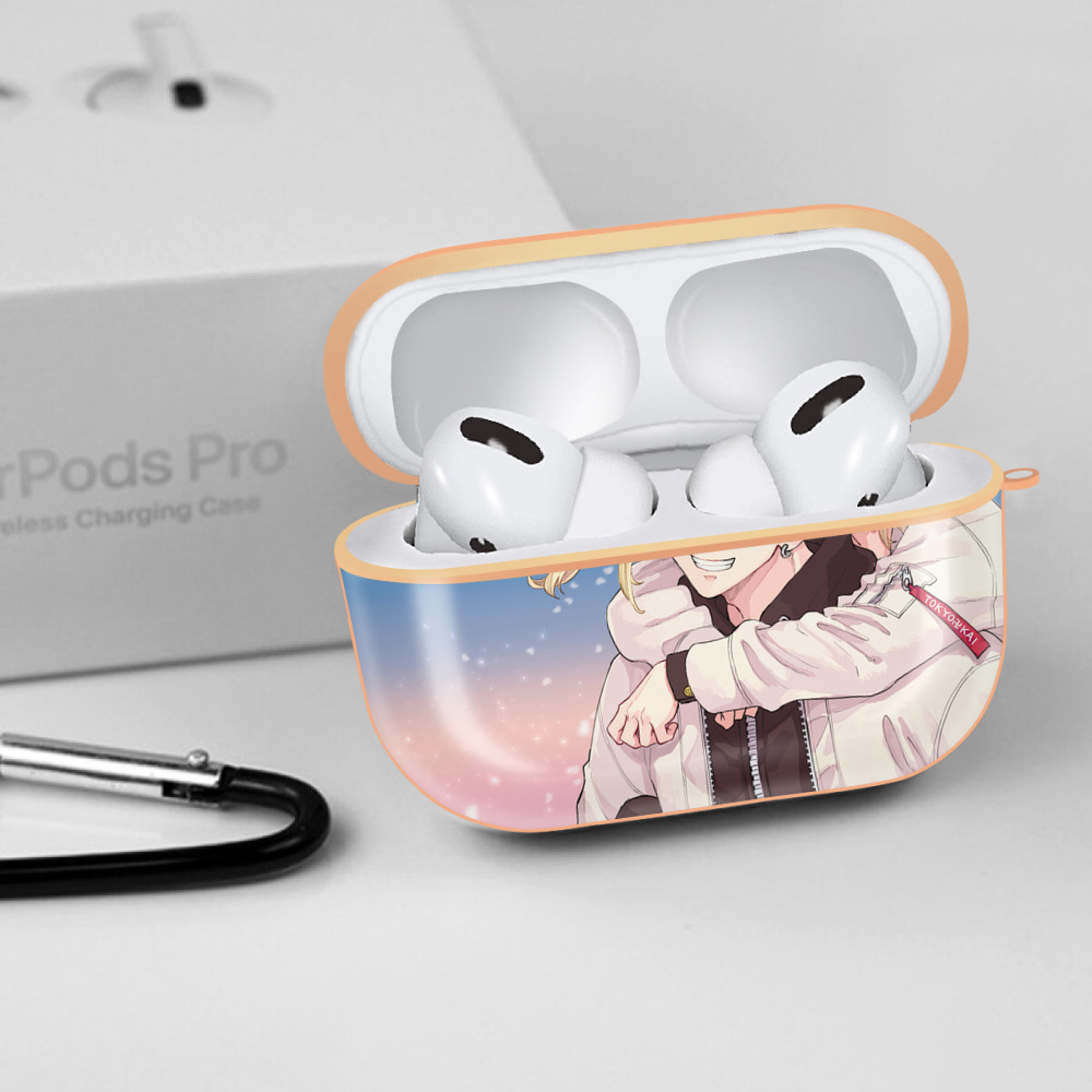 東京リベンジャーズ Tokyo Revengers 【AirPods Pro用】ハードシェル保護ケース｜耐衝撃・防指紋・カラビナ付き商品仕様