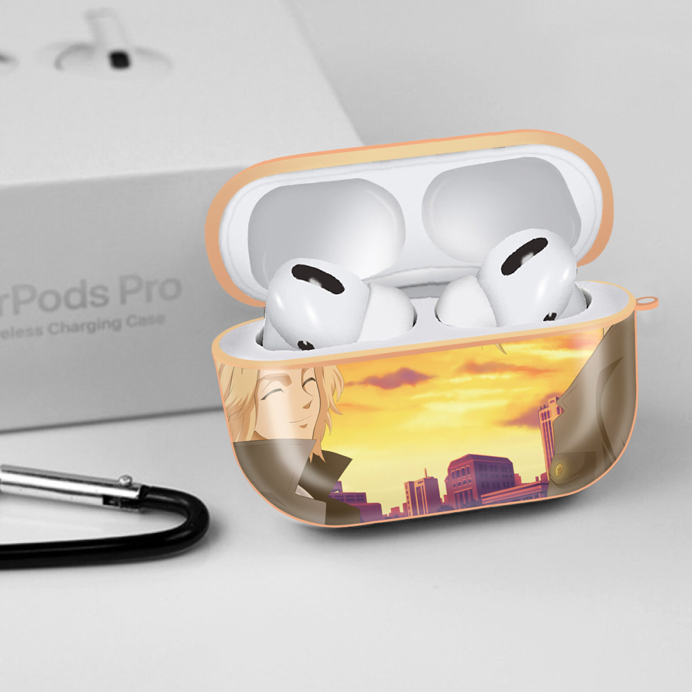 東京リベンジャーズ Tokyo Revengers 【AirPods Pro用】ハードシェル保護ケース｜耐衝撃・防指紋・カラビナ付き商品仕様