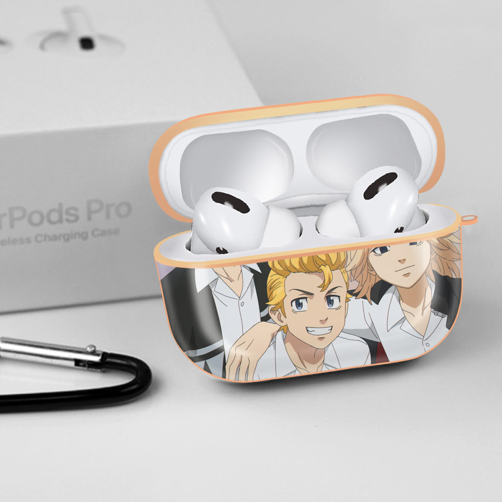 東京リベンジャーズ Tokyo Revengers 【AirPods Pro用】ハードシェル保護ケース｜耐衝撃・防指紋・カラビナ付き商品仕様
