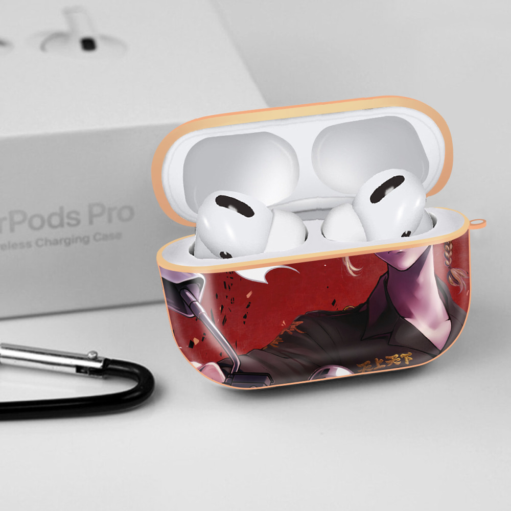 東京リベンジャーズ Tokyo Revengers 【AirPods Pro用】ハードシェル保護ケース｜耐衝撃・防指紋・カラビナ付き商品仕様