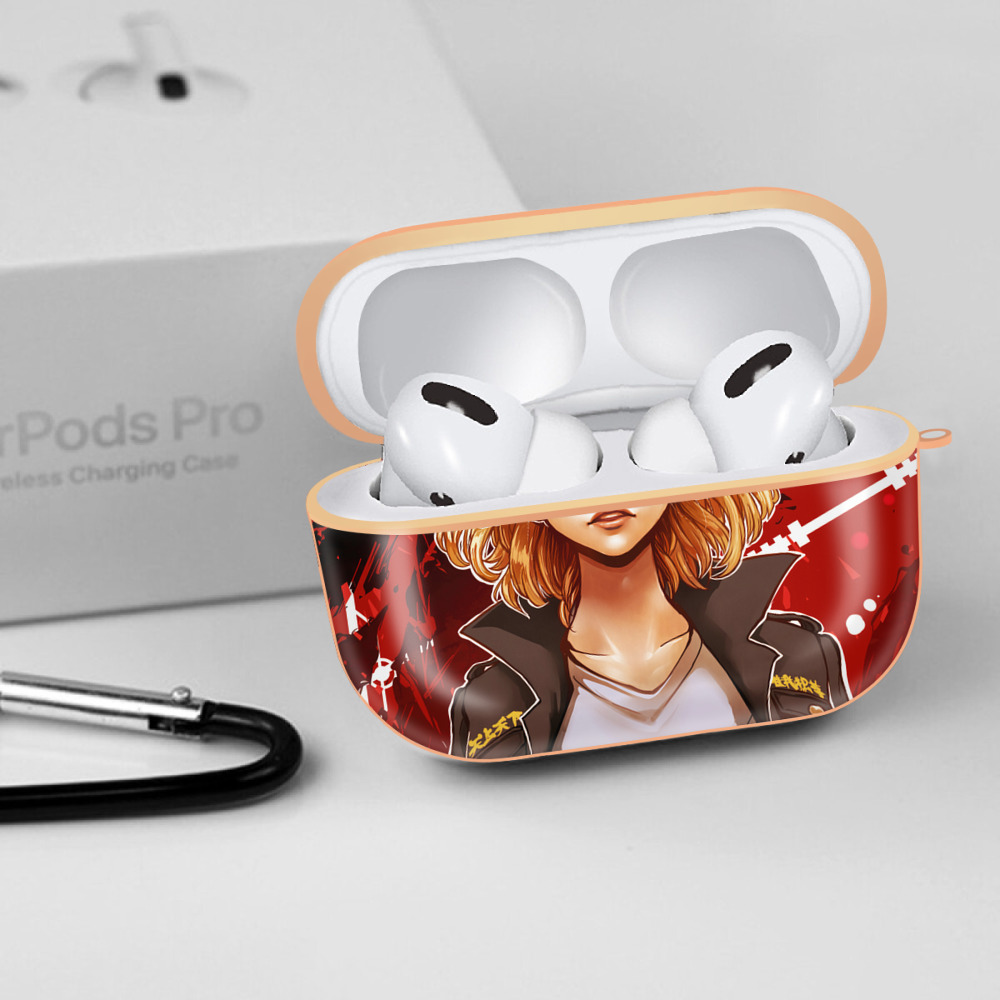東京リベンジャーズ Tokyo Revengers 【AirPods Pro用】ハードシェル保護ケース｜耐衝撃・防指紋・カラビナ付き商品仕様