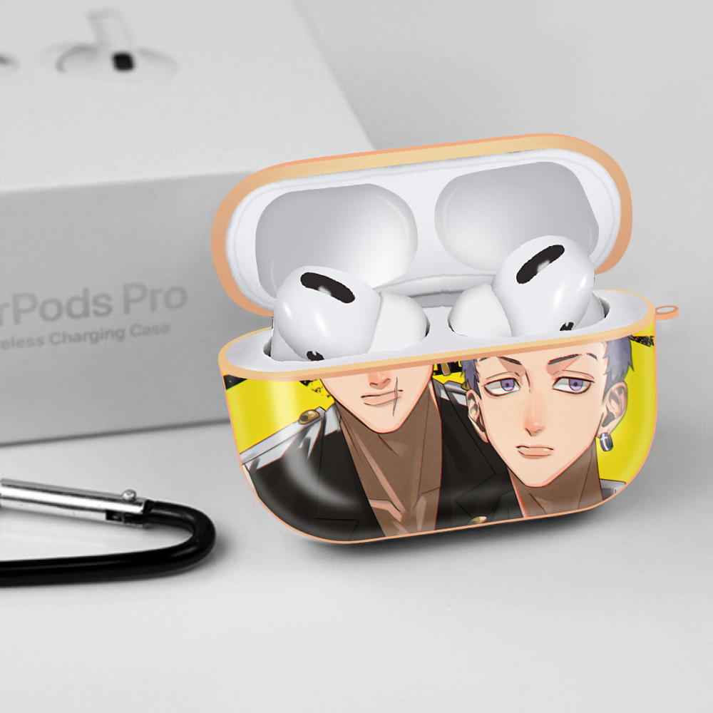 東京リベンジャーズ Tokyo Revengers 【AirPods Pro用】ハードシェル保護ケース｜耐衝撃・防指紋・カラビナ付き商品仕様