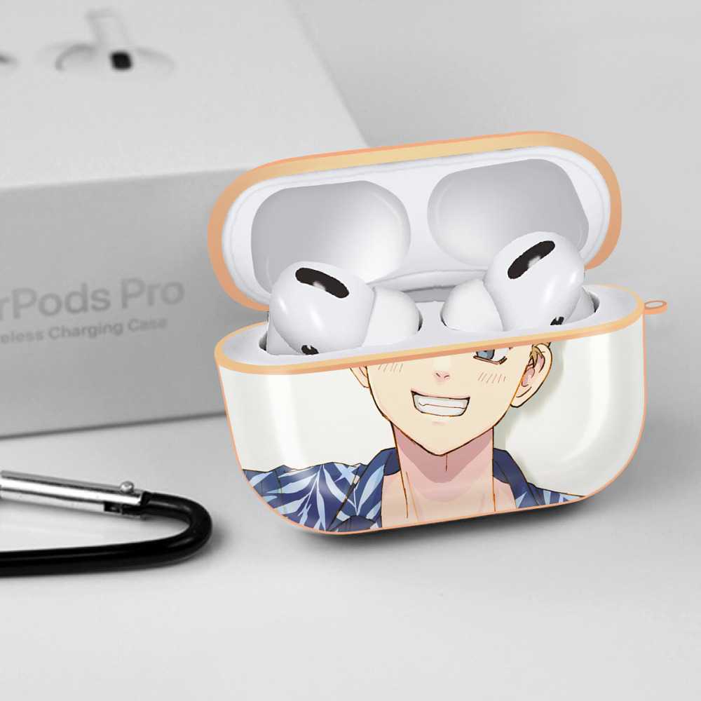 東京リベンジャーズ Tokyo Revengers 【AirPods Pro用】ハードシェル保護ケース｜耐衝撃・防指紋・カラビナ付き商品仕様