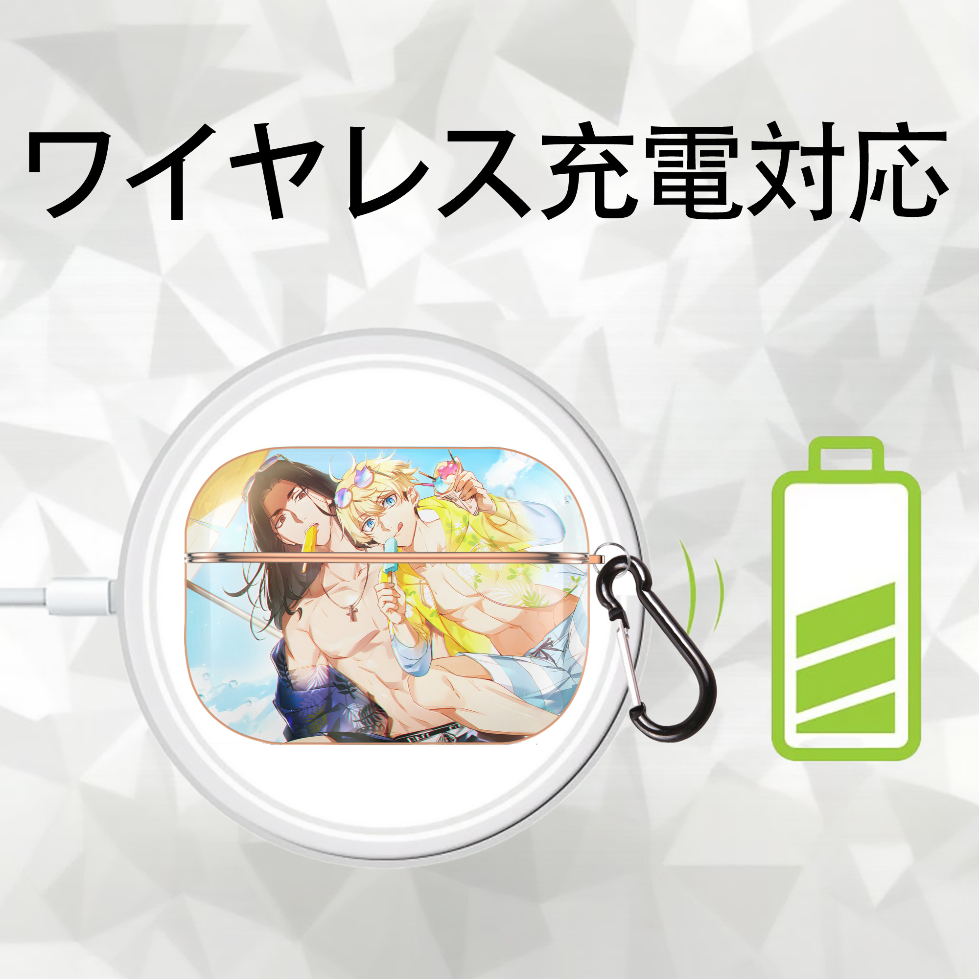 東京リベンジャーズ Tokyo Revengers 【AirPods Pro用】ハードシェル保護ケース｜耐衝撃・防指紋・カラビナ付き商品仕様