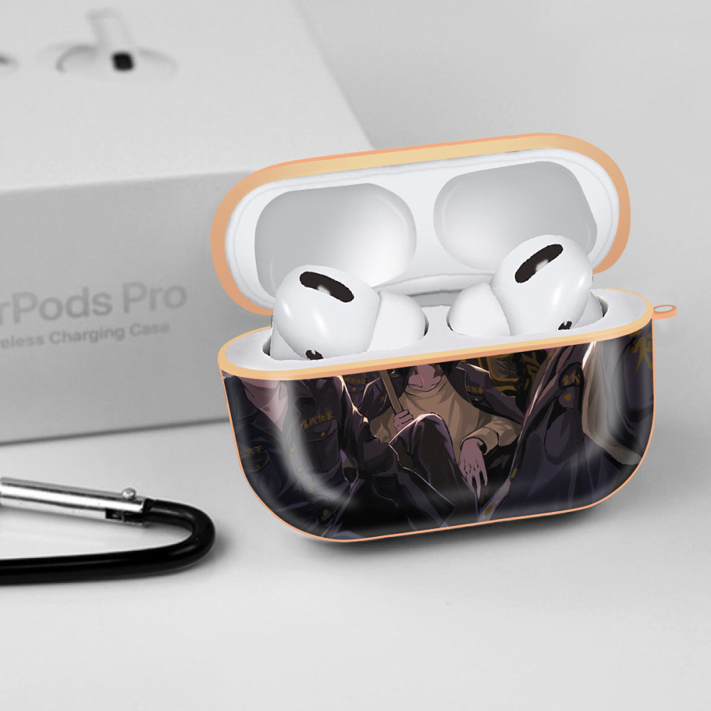 東京リベンジャーズ Tokyo Revengers 【AirPods Pro用】ハードシェル保護ケース｜耐衝撃・防指紋・カラビナ付き商品仕様