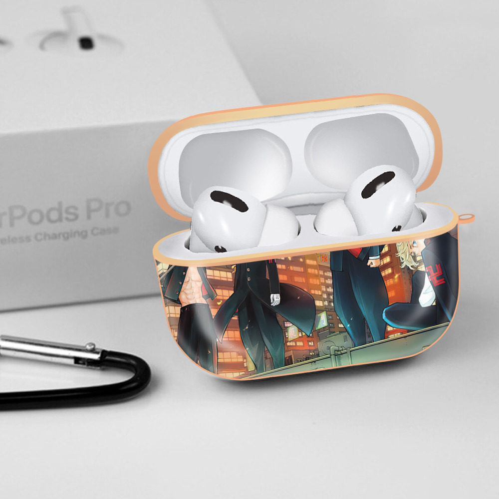 東京リベンジャーズ Tokyo Revengers 【AirPods Pro用】ハードシェル保護ケース｜耐衝撃・防指紋・カラビナ付き商品仕様