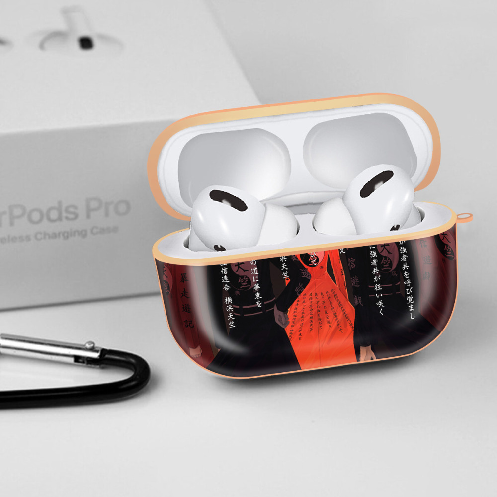 東京リベンジャーズ Tokyo Revengers 【AirPods Pro用】ハードシェル保護ケース｜耐衝撃・防指紋・カラビナ付き商品仕様
