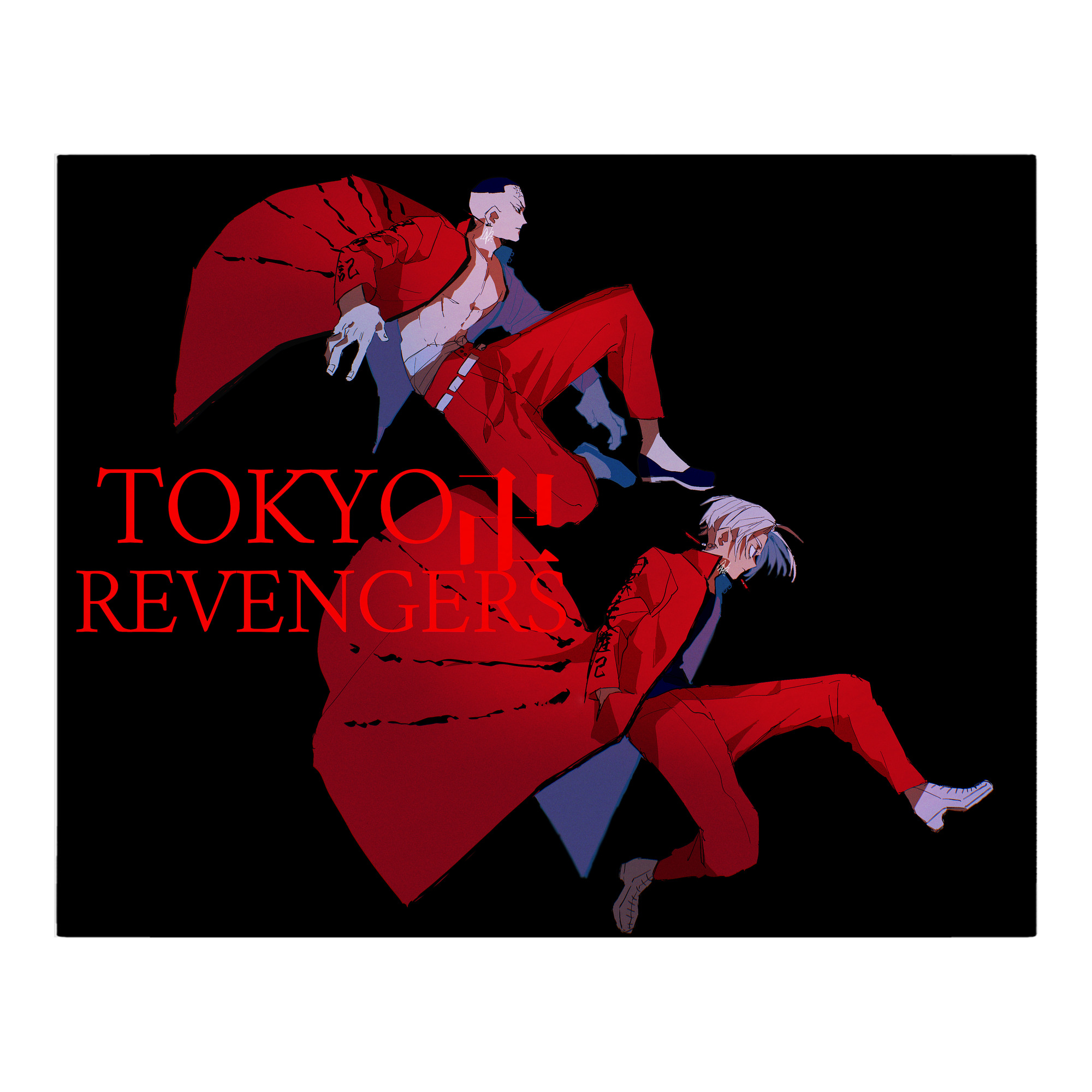 （画像用） 東京リベンジャーズ Tokyo Revengers フランネルブランケット・多サイズ対応（横型）