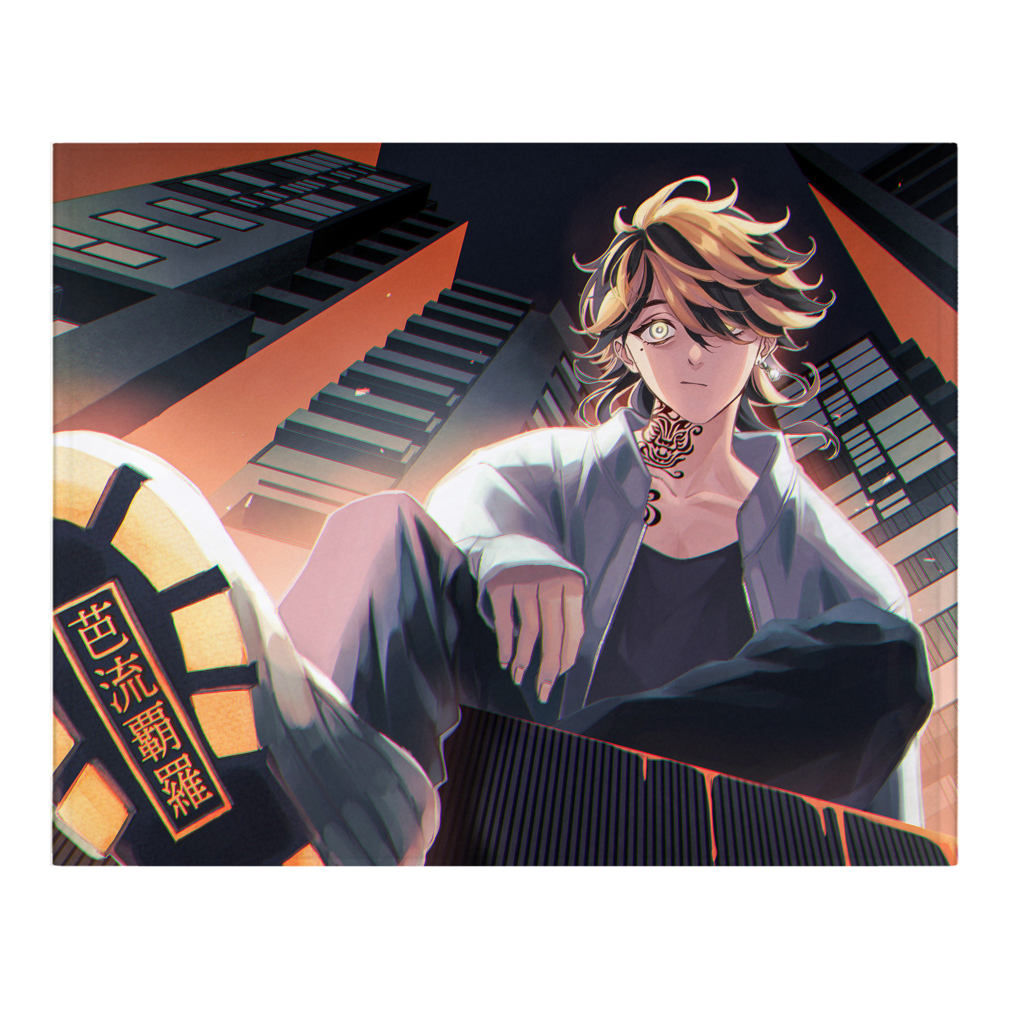 （画像用） 東京リベンジャーズ Tokyo Revengers フランネルブランケット・多サイズ対応（横型）