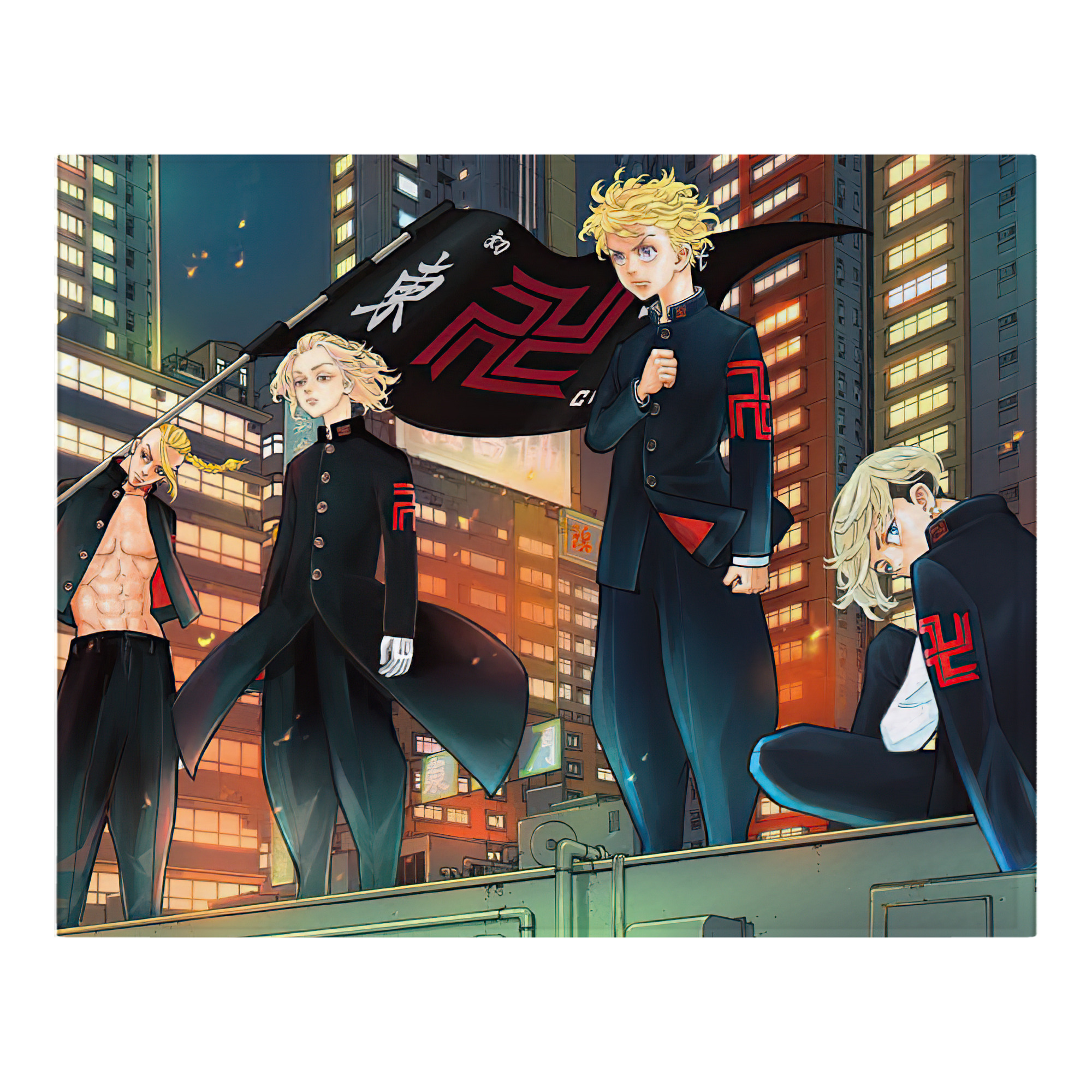 （画像用） 東京リベンジャーズ Tokyo Revengers フランネルブランケット・多サイズ対応（横型）