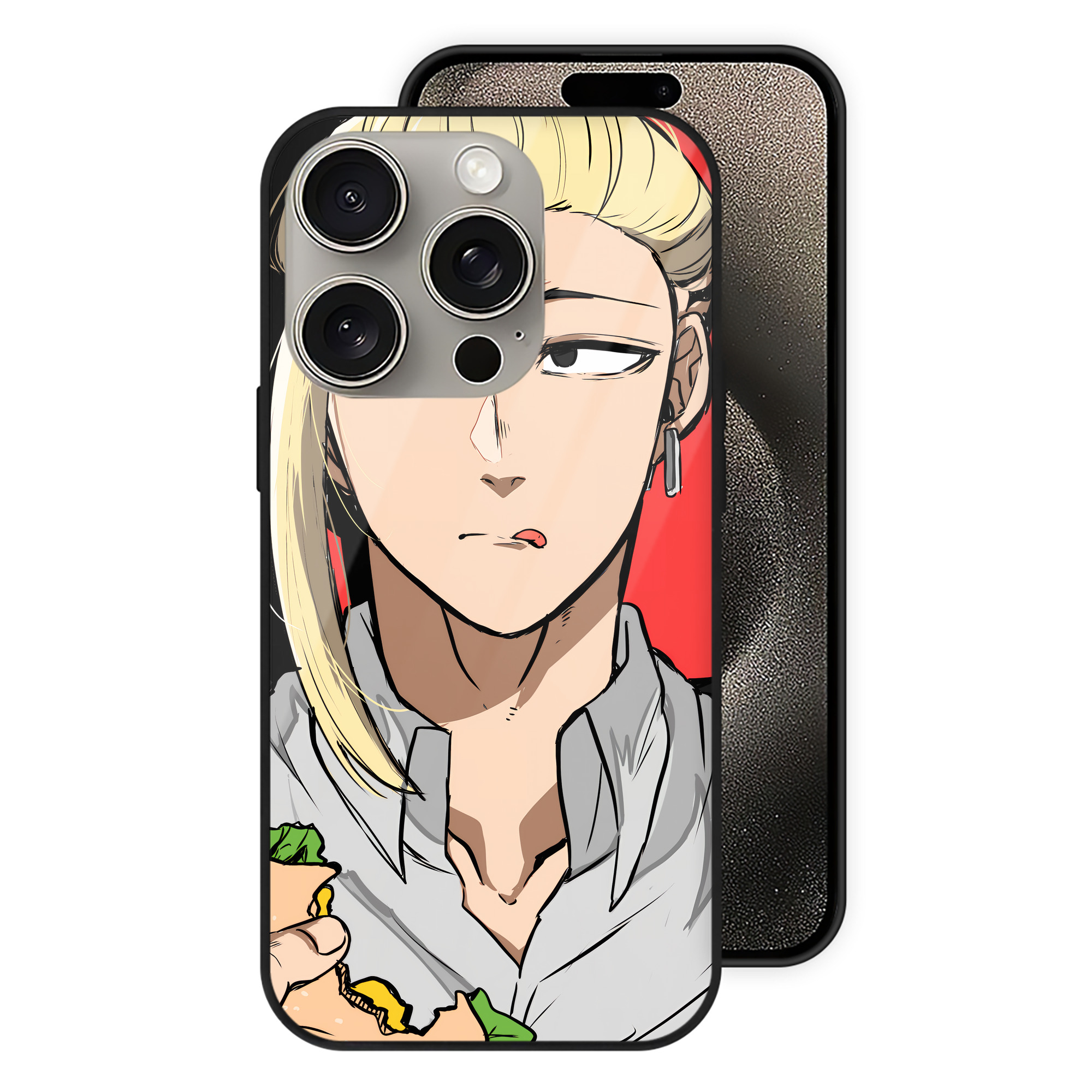 （画像用） 東京リベンジャーズ Tokyo Revengers 【iPhone15Pro対応】スマホケース 耐衝撃＆黄変防止 背面ガラス