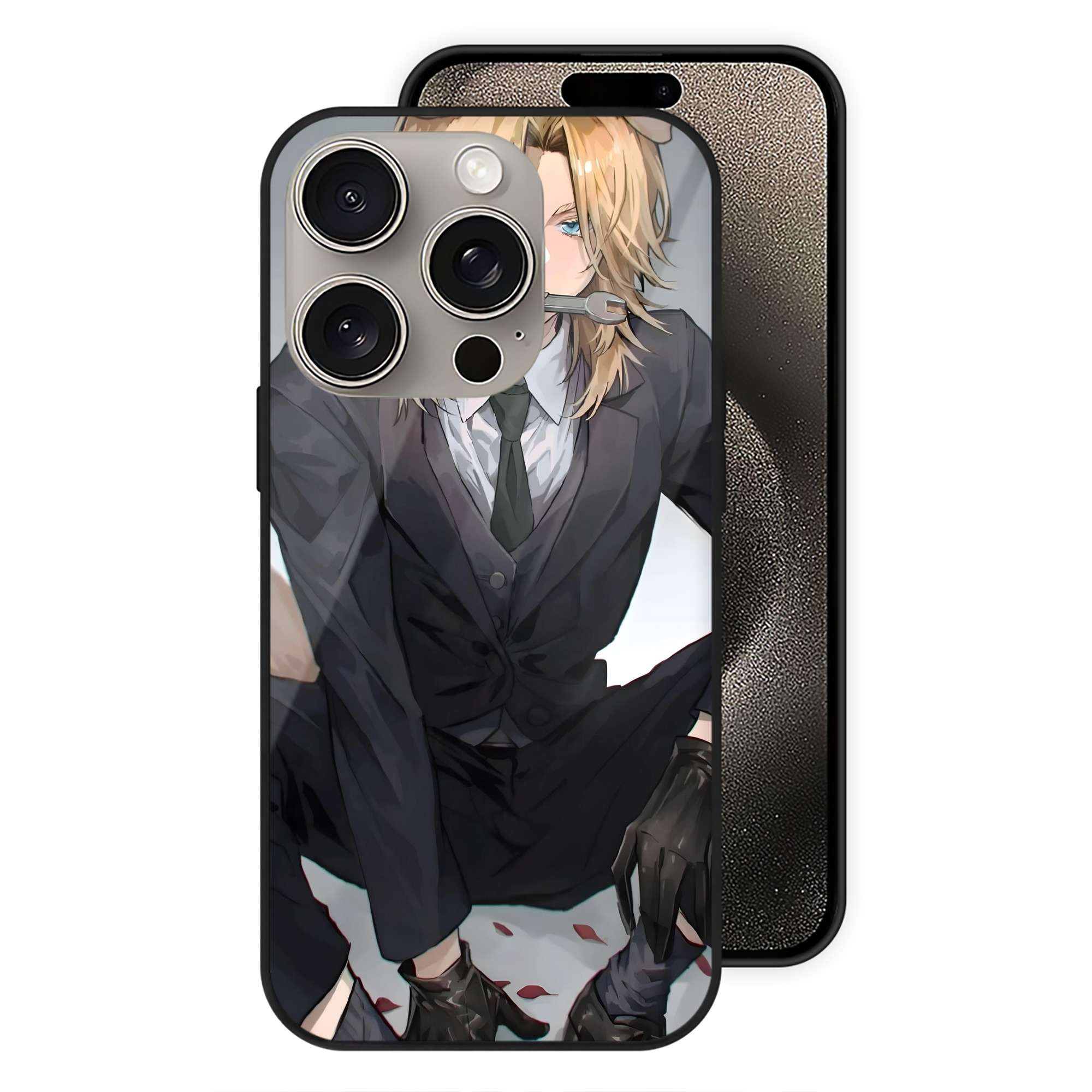 （画像用） 東京リベンジャーズ Tokyo Revengers 【iPhone15Pro対応】スマホケース 耐衝撃＆黄変防止 背面ガラス