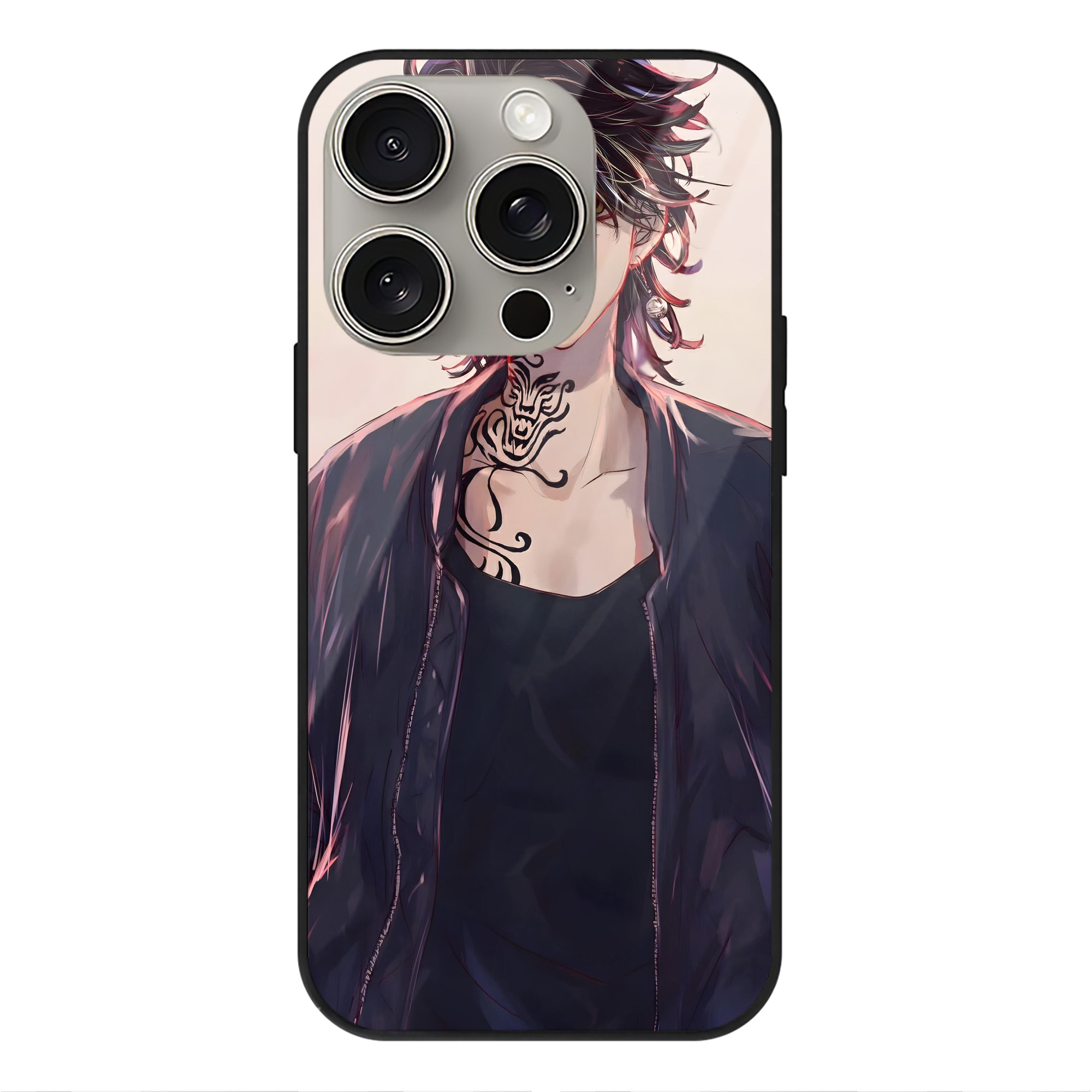 （画像用） 東京リベンジャーズ Tokyo Revengers 【iPhone15Pro対応】スマホケース 耐衝撃＆黄変防止 背面ガラス