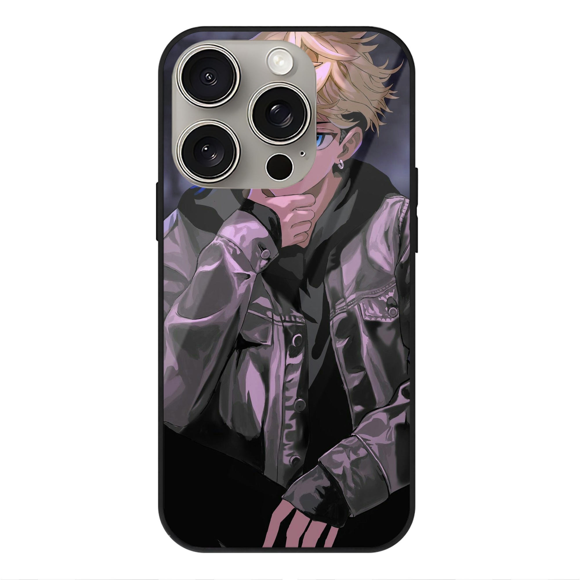 （画像用） 東京リベンジャーズ Tokyo Revengers 【iPhone15Pro対応】スマホケース 耐衝撃＆黄変防止 背面ガラス