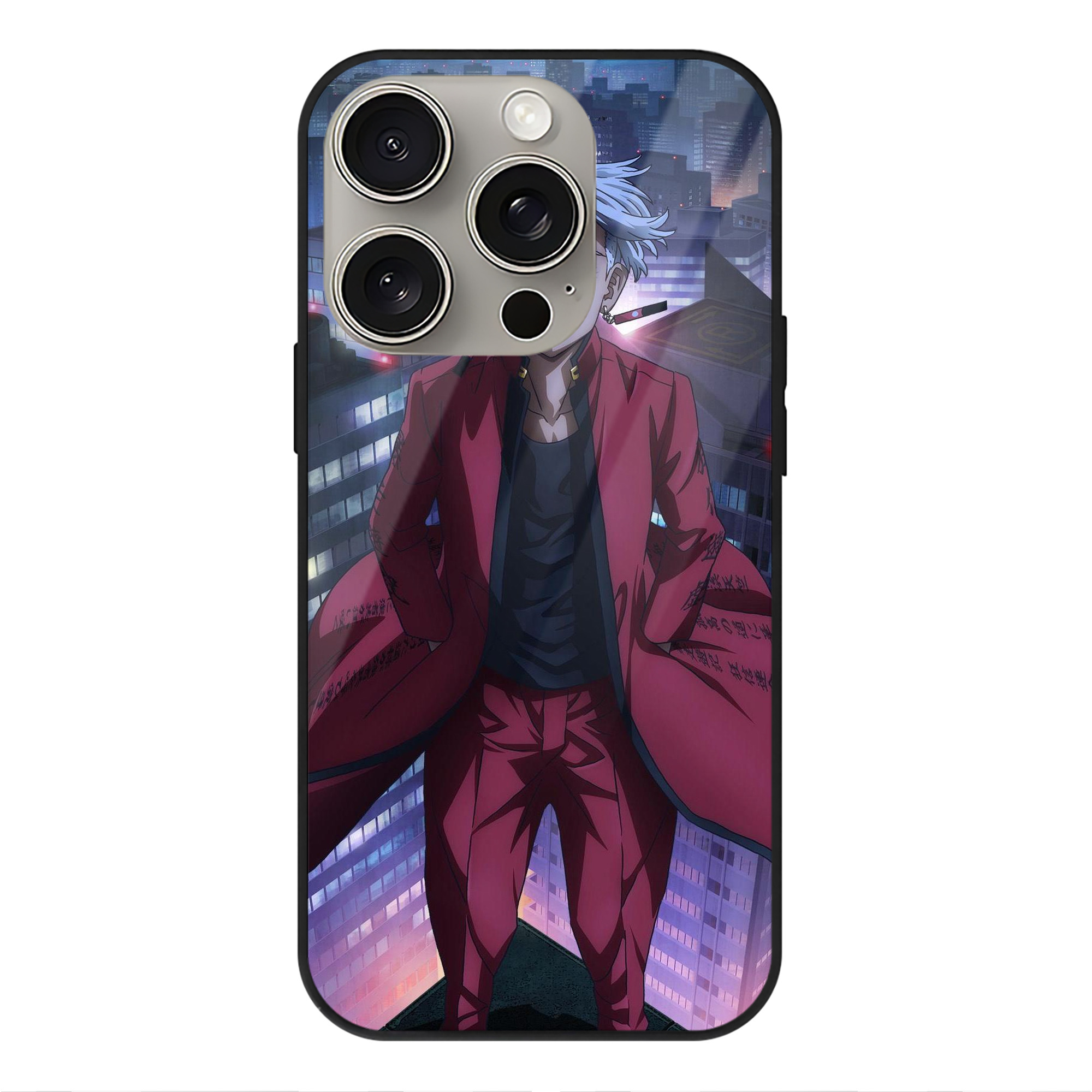 （画像用） 東京リベンジャーズ Tokyo Revengers 【iPhone15Pro対応】スマホケース 耐衝撃＆黄変防止 背面ガラス