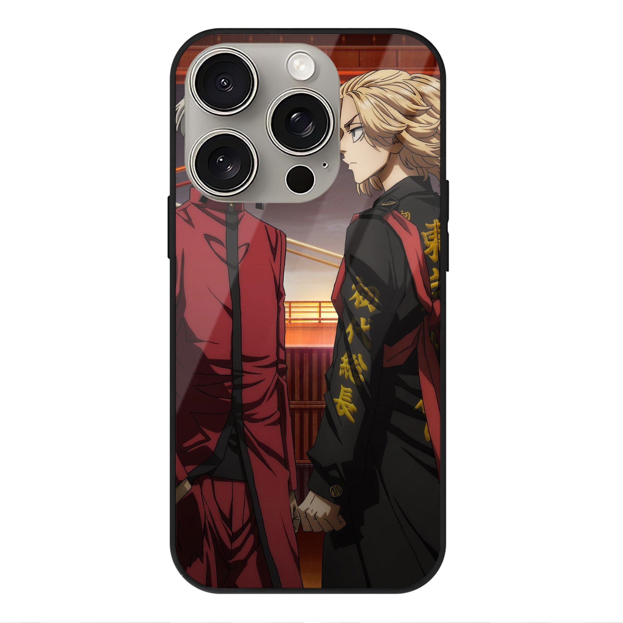 （画像用） 東京リベンジャーズ Tokyo Revengers 【iPhone15Pro対応】スマホケース 耐衝撃＆黄変防止 背面ガラス