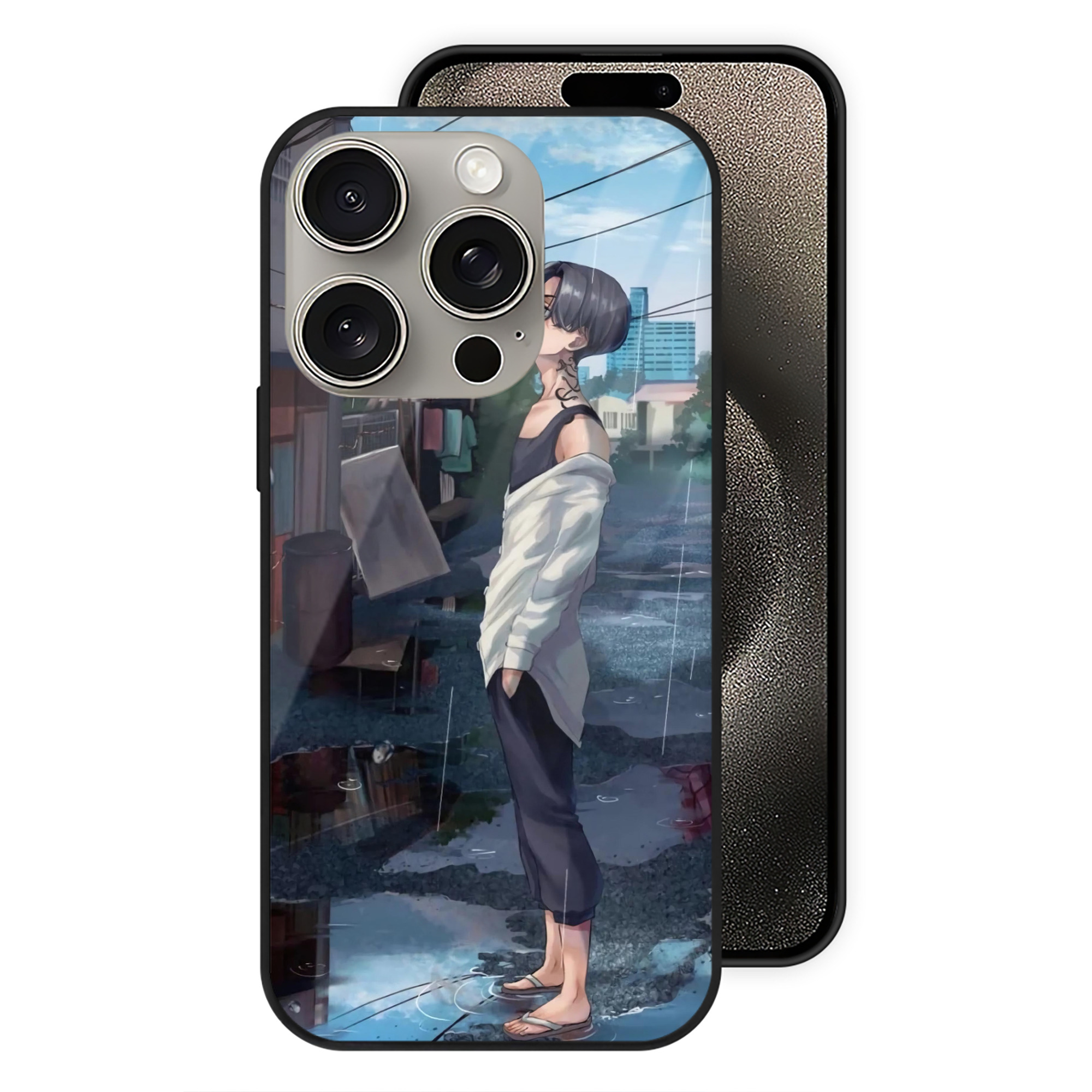 （画像用） 東京リベンジャーズ Tokyo Revengers 【iPhone15Pro対応】スマホケース 耐衝撃＆黄変防止 背面ガラス