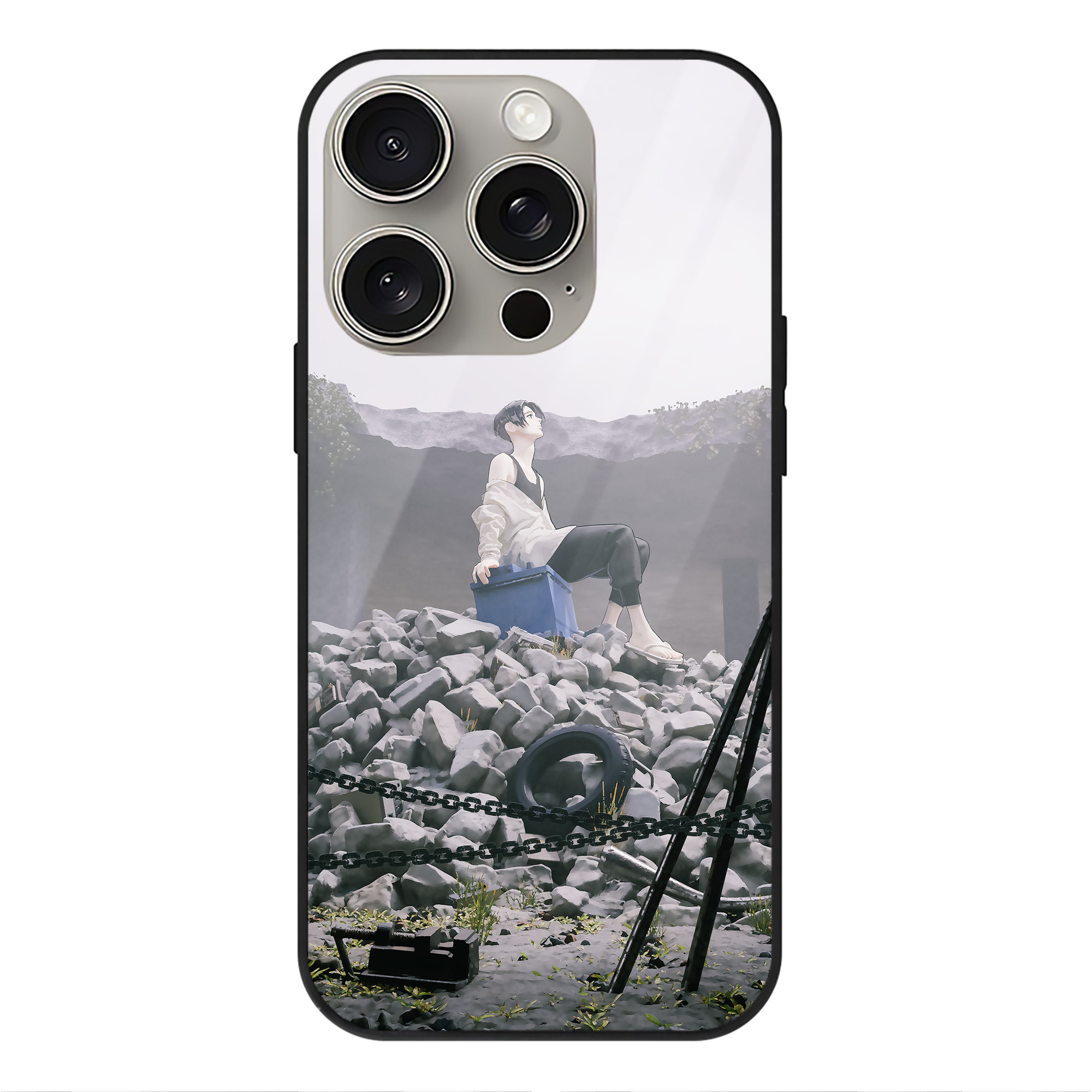 （画像用） 東京リベンジャーズ Tokyo Revengers 【iPhone15Pro対応】スマホケース 耐衝撃＆黄変防止 背面ガラス