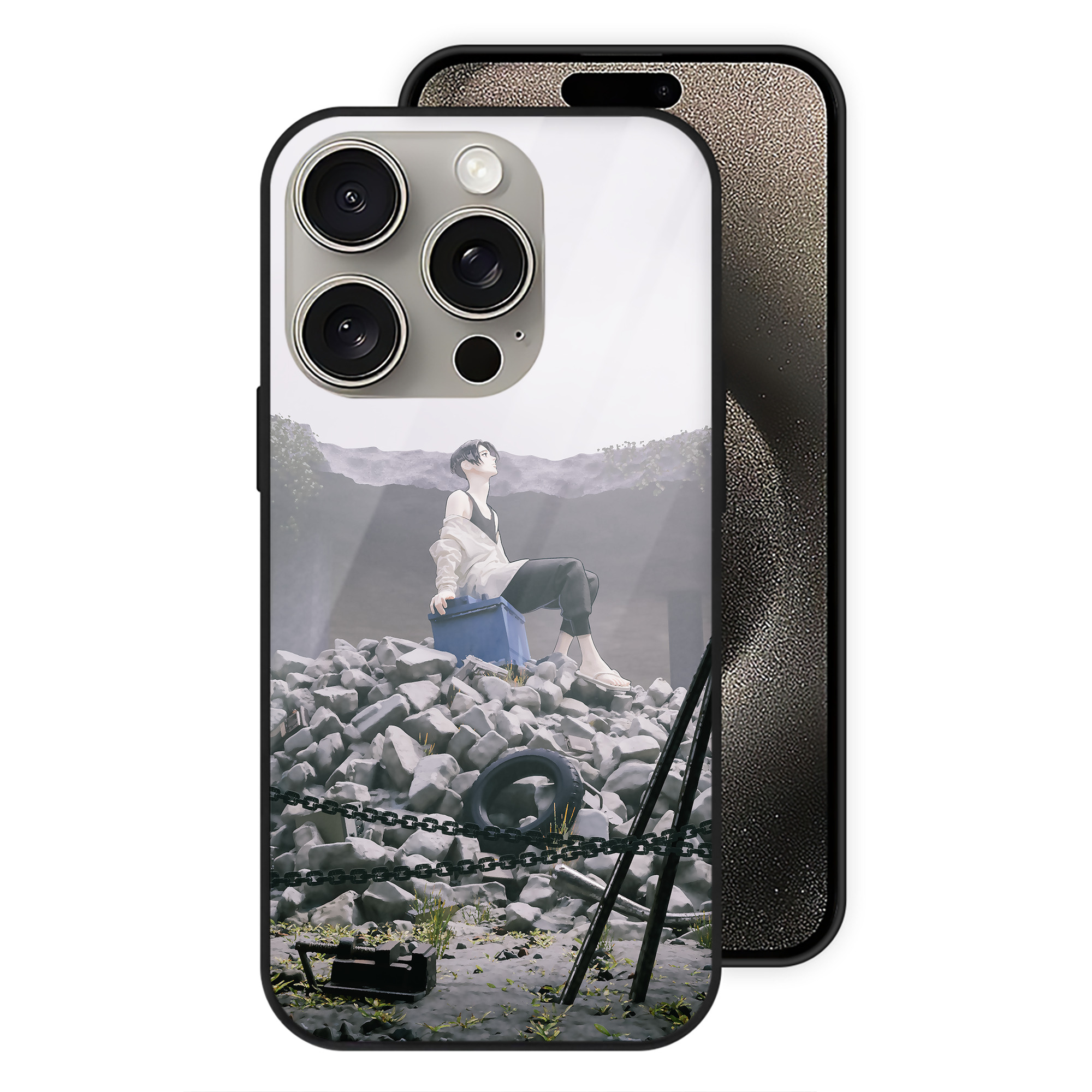 （画像用） 東京リベンジャーズ Tokyo Revengers 【iPhone15Pro対応】スマホケース 耐衝撃＆黄変防止 背面ガラス
