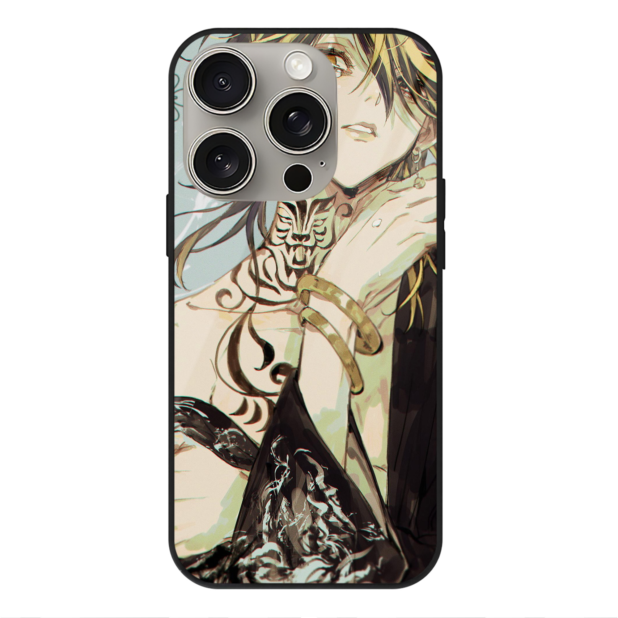 （画像用） 東京リベンジャーズ Tokyo Revengers 【iPhone15Pro対応】スマホケース 耐衝撃＆黄変防止 背面ガラス