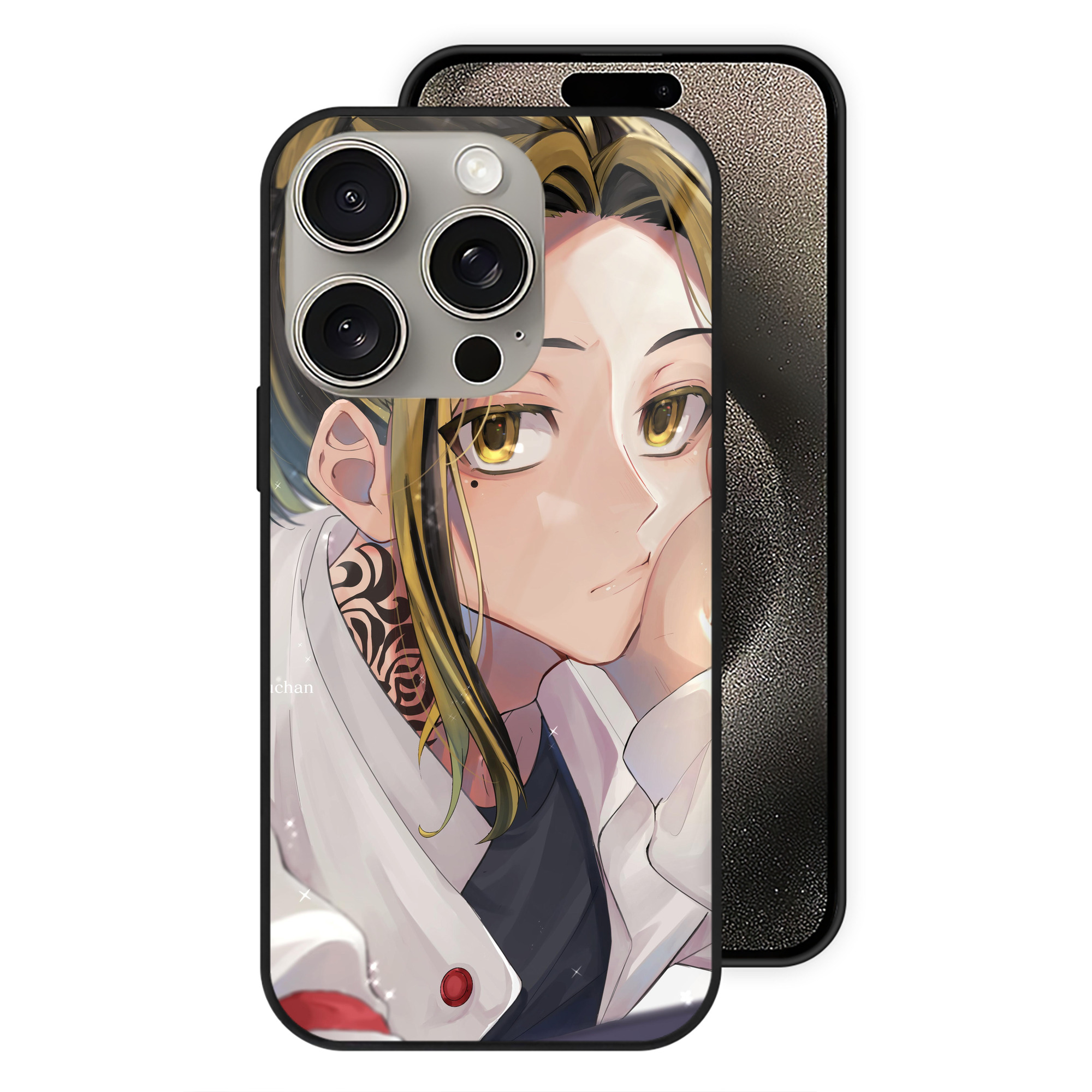 （画像用） 東京リベンジャーズ Tokyo Revengers 【iPhone15Pro対応】スマホケース 耐衝撃＆黄変防止 背面ガラス