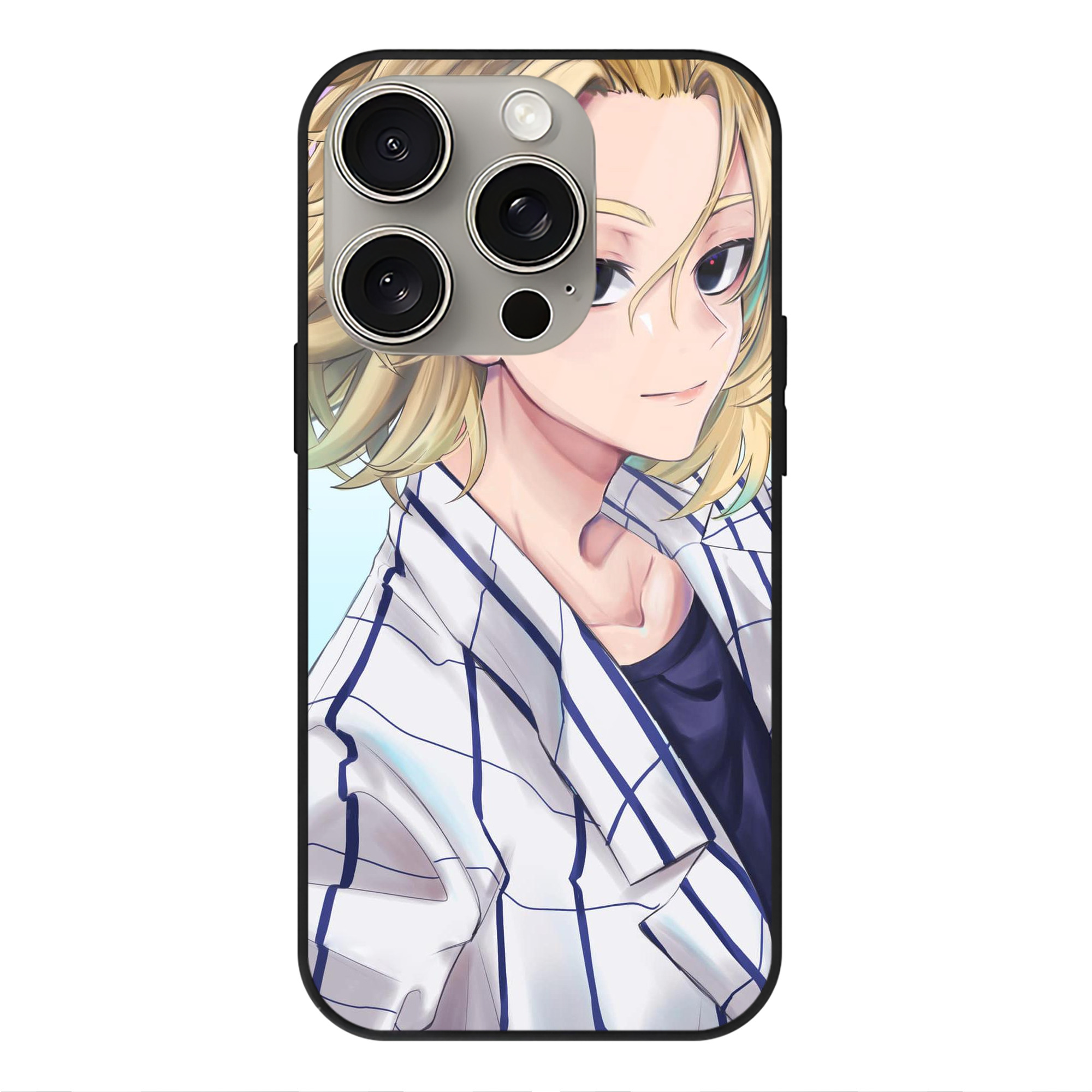 （画像用） 東京リベンジャーズ Tokyo Revengers 【iPhone15Pro対応】スマホケース 耐衝撃＆黄変防止 背面ガラス