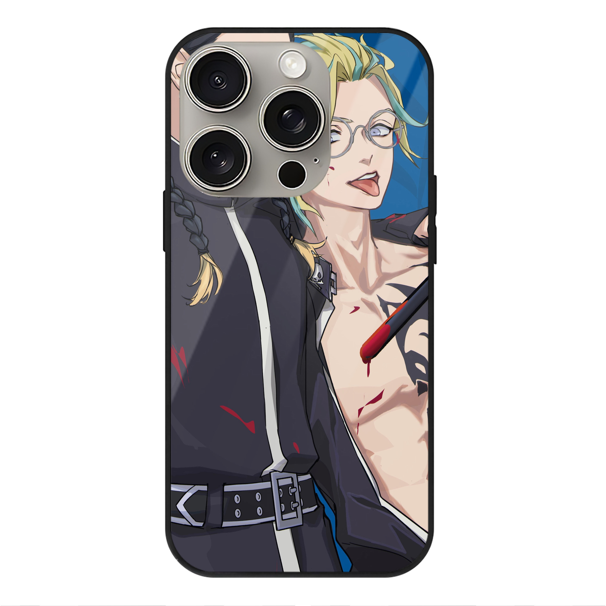 （画像用） 東京リベンジャーズ Tokyo Revengers 【iPhone15Pro対応】スマホケース 耐衝撃＆黄変防止 背面ガラス