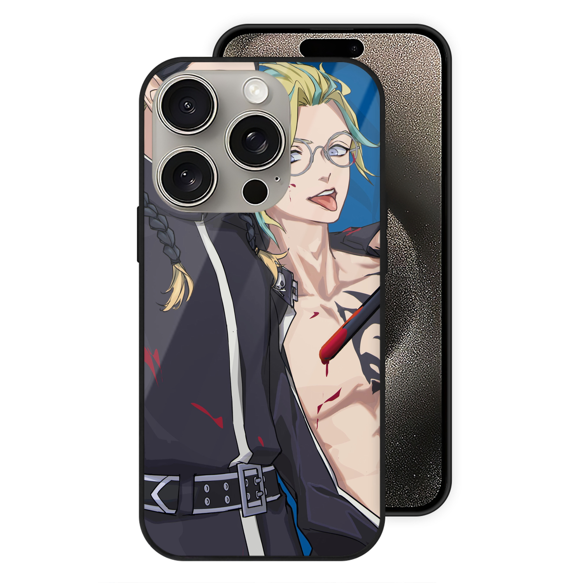 （画像用） 東京リベンジャーズ Tokyo Revengers 【iPhone15Pro対応】スマホケース 耐衝撃＆黄変防止 背面ガラス
