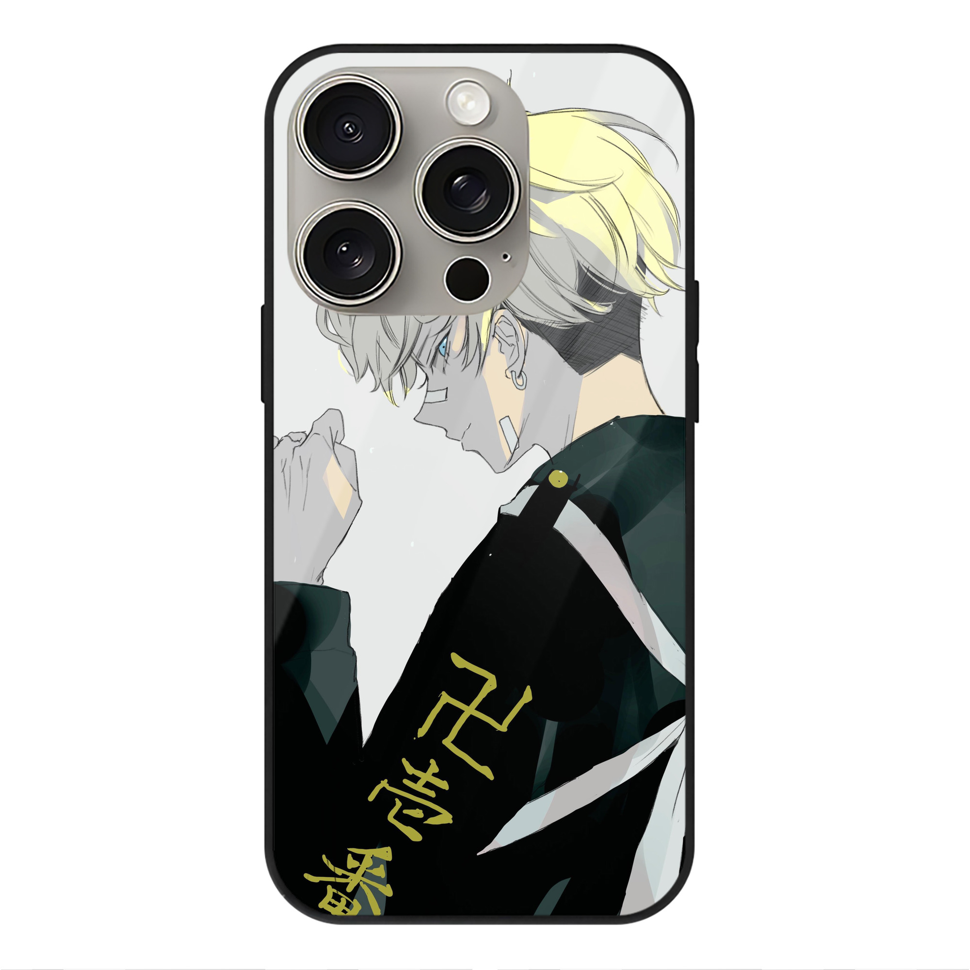 （画像用） 東京リベンジャーズ Tokyo Revengers 【iPhone15Pro対応】スマホケース 耐衝撃＆黄変防止 背面ガラス
