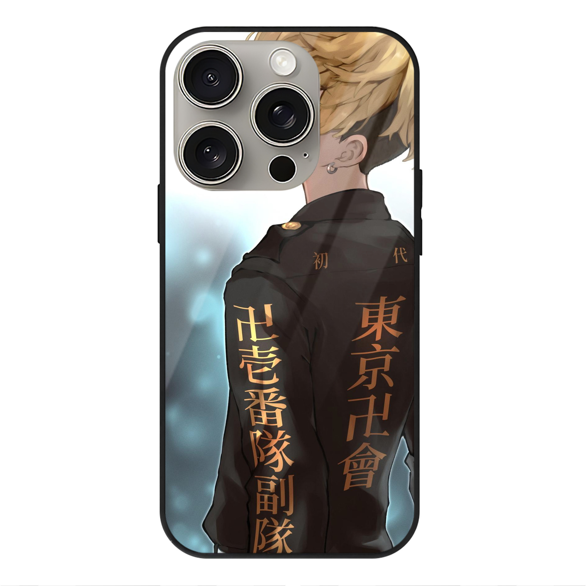 （画像用） 東京リベンジャーズ Tokyo Revengers 【iPhone15Pro対応】スマホケース 耐衝撃＆黄変防止 背面ガラス