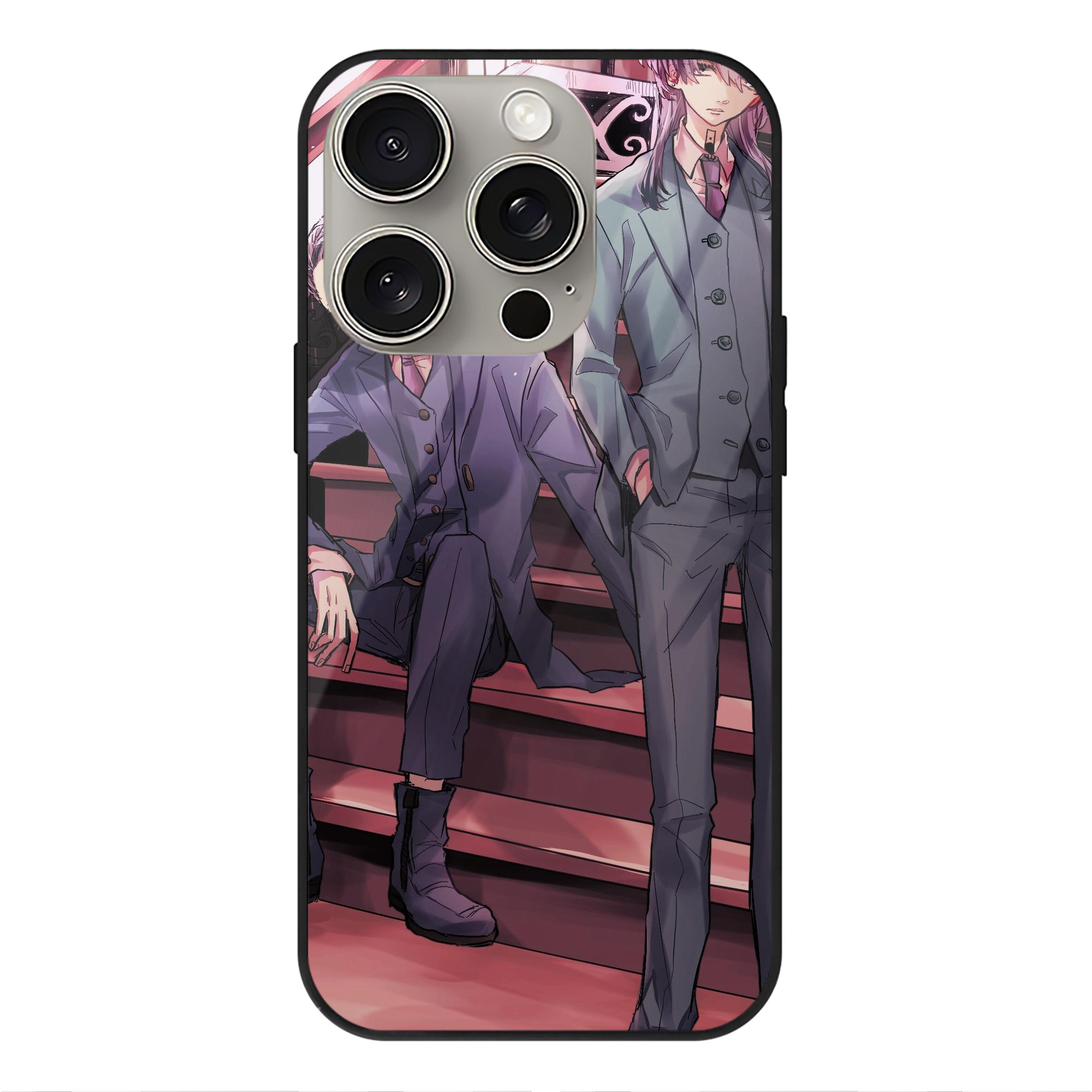 （画像用） 東京リベンジャーズ Tokyo Revengers 【iPhone15Pro対応】スマホケース 耐衝撃＆黄変防止 背面ガラス
