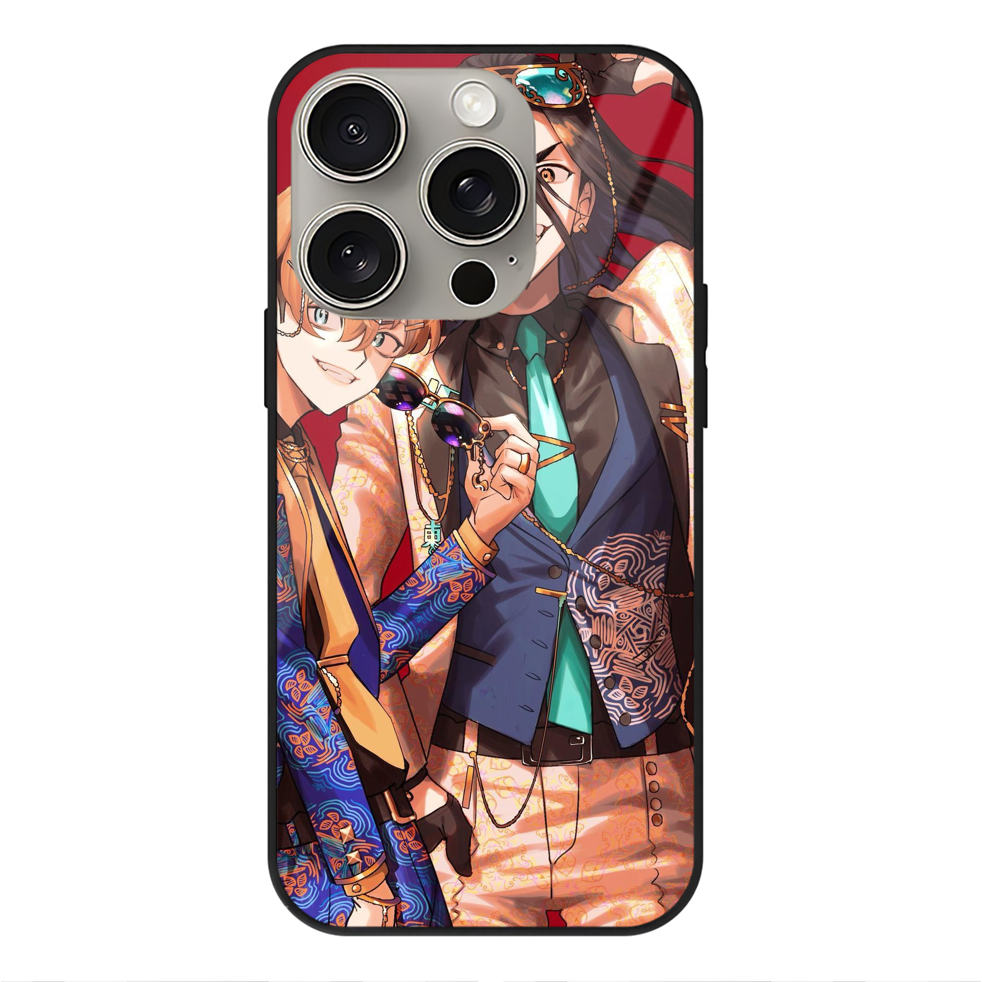 （画像用） 東京リベンジャーズ Tokyo Revengers 【iPhone15Pro対応】スマホケース 耐衝撃＆黄変防止 背面ガラス
