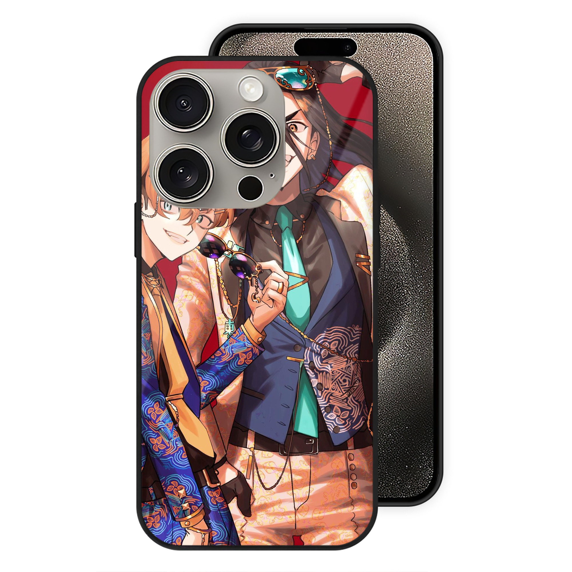 （画像用） 東京リベンジャーズ Tokyo Revengers 【iPhone15Pro対応】スマホケース 耐衝撃＆黄変防止 背面ガラス