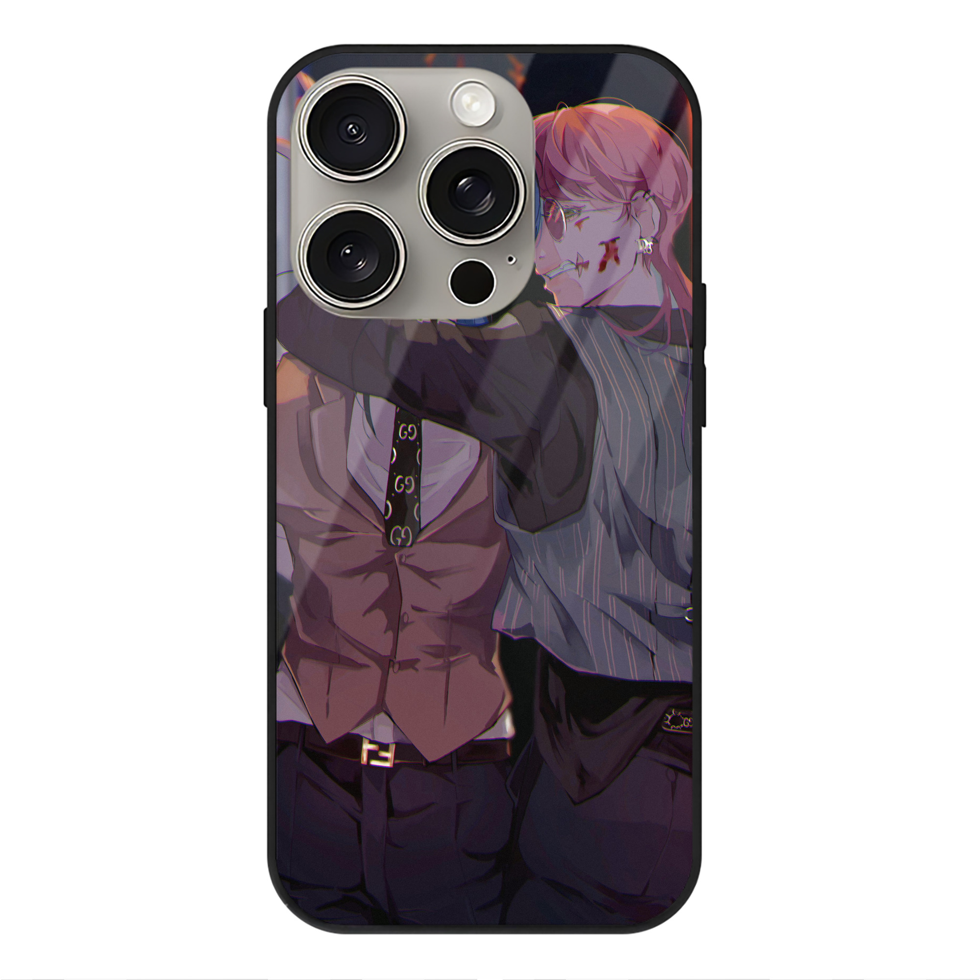 （画像用） 東京リベンジャーズ Tokyo Revengers 【iPhone15Pro対応】スマホケース 耐衝撃＆黄変防止 背面ガラス